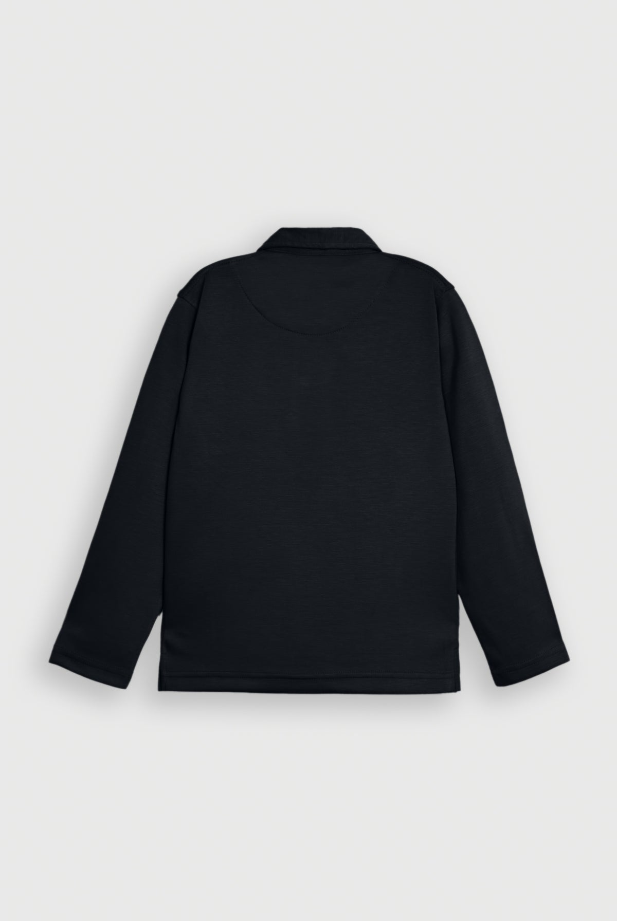 SOLID INTERLOCK black POLO