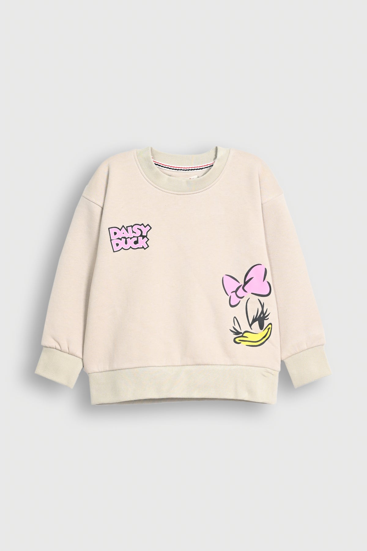 DAISY DUCK beige SWEATSHIRT
