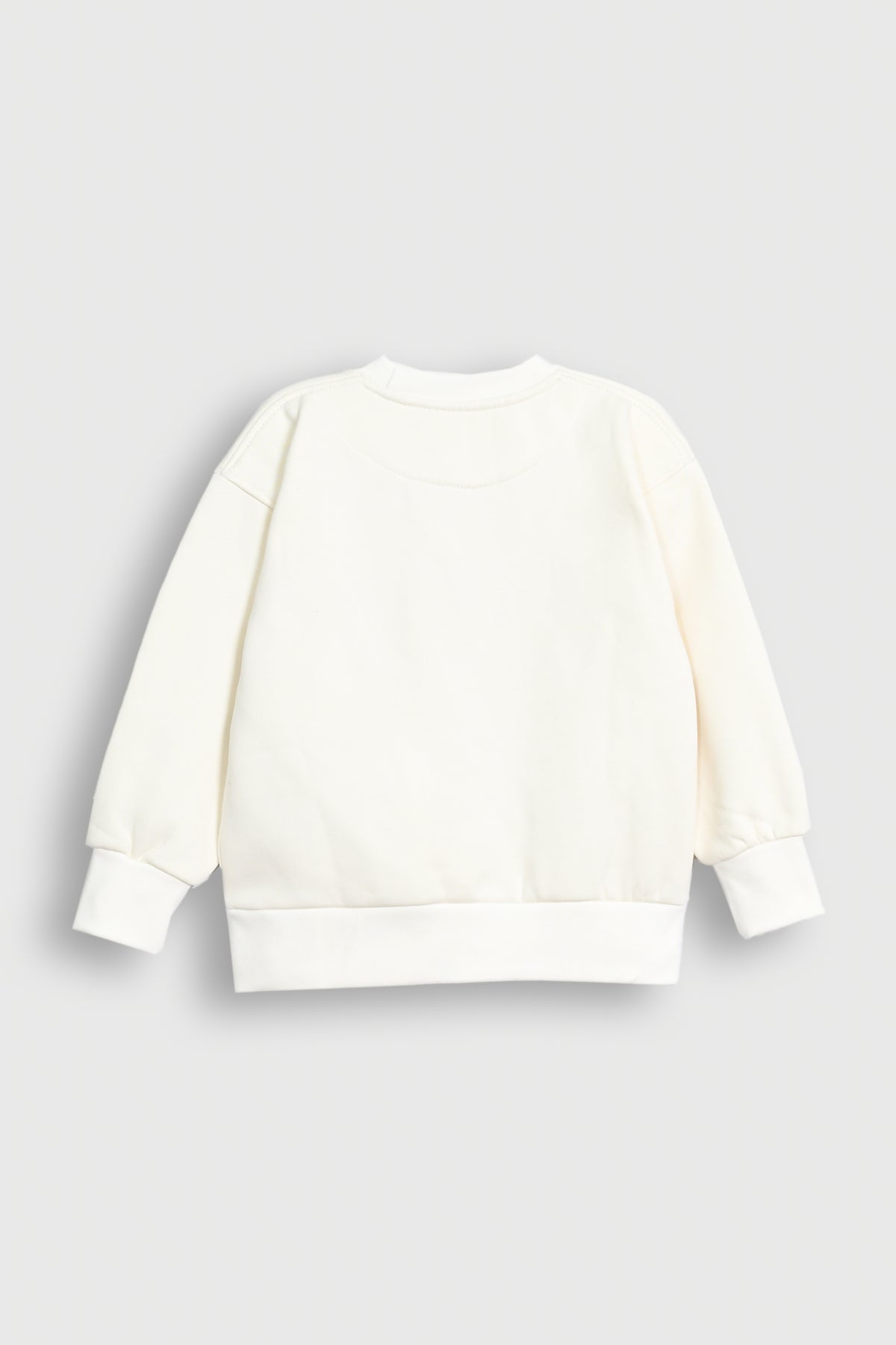 BOYS "REAL" OFF WHITE SWEATSHIRT