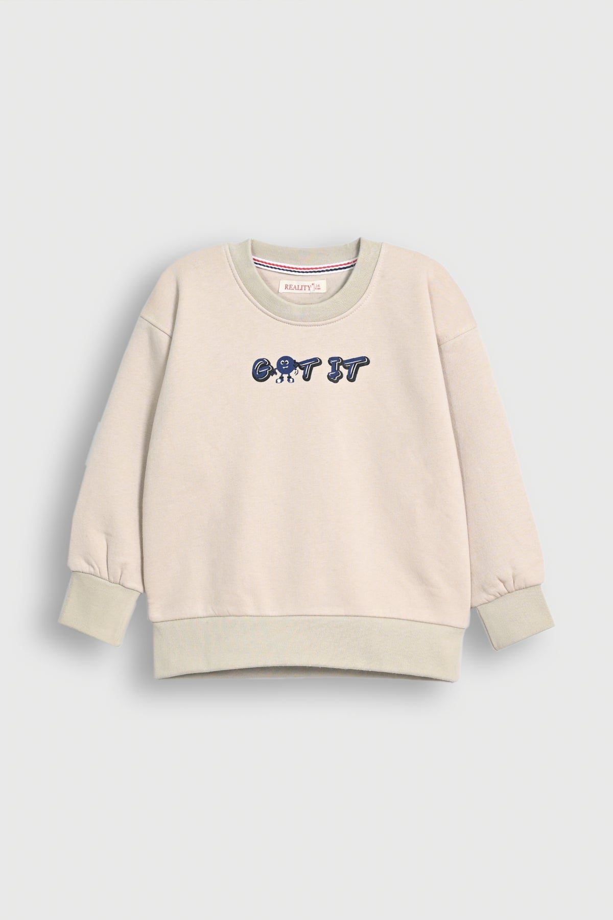 BOYS "GOT IT" BEIGE SWEATSHIRT