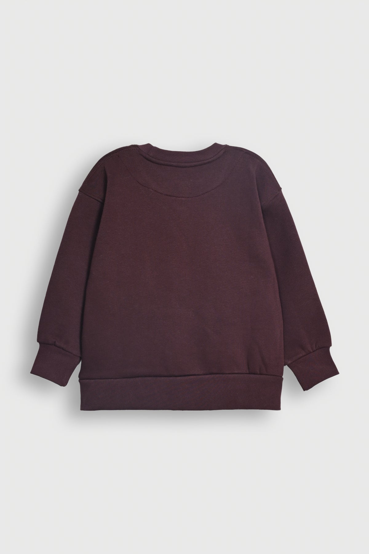 BOYS "REAL" DARK MEHROON SWEATSHIRT