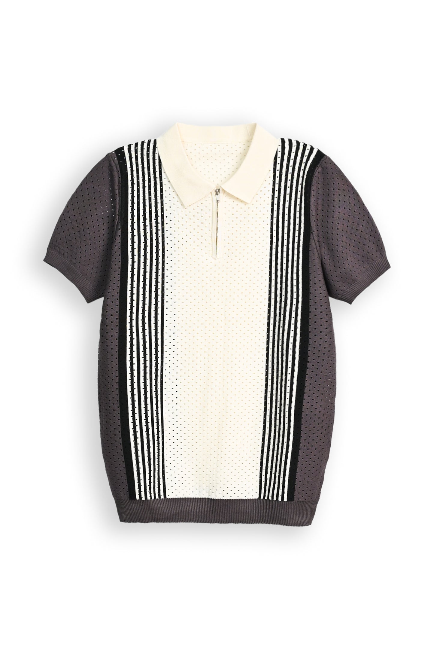 IMPORTED KNITTED RUST POLO Reality