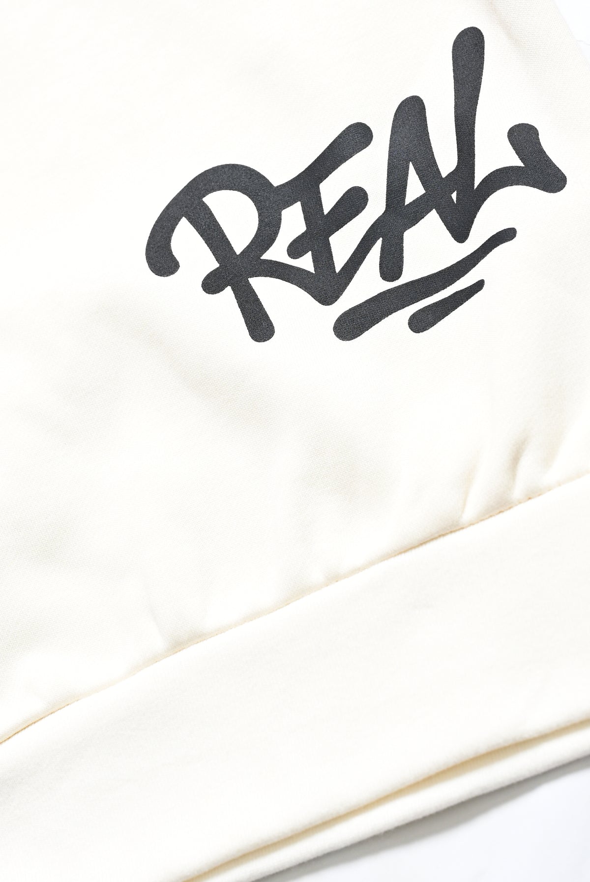 BOYS "REAL" OFF WHITE SWEATSHIRT Reality