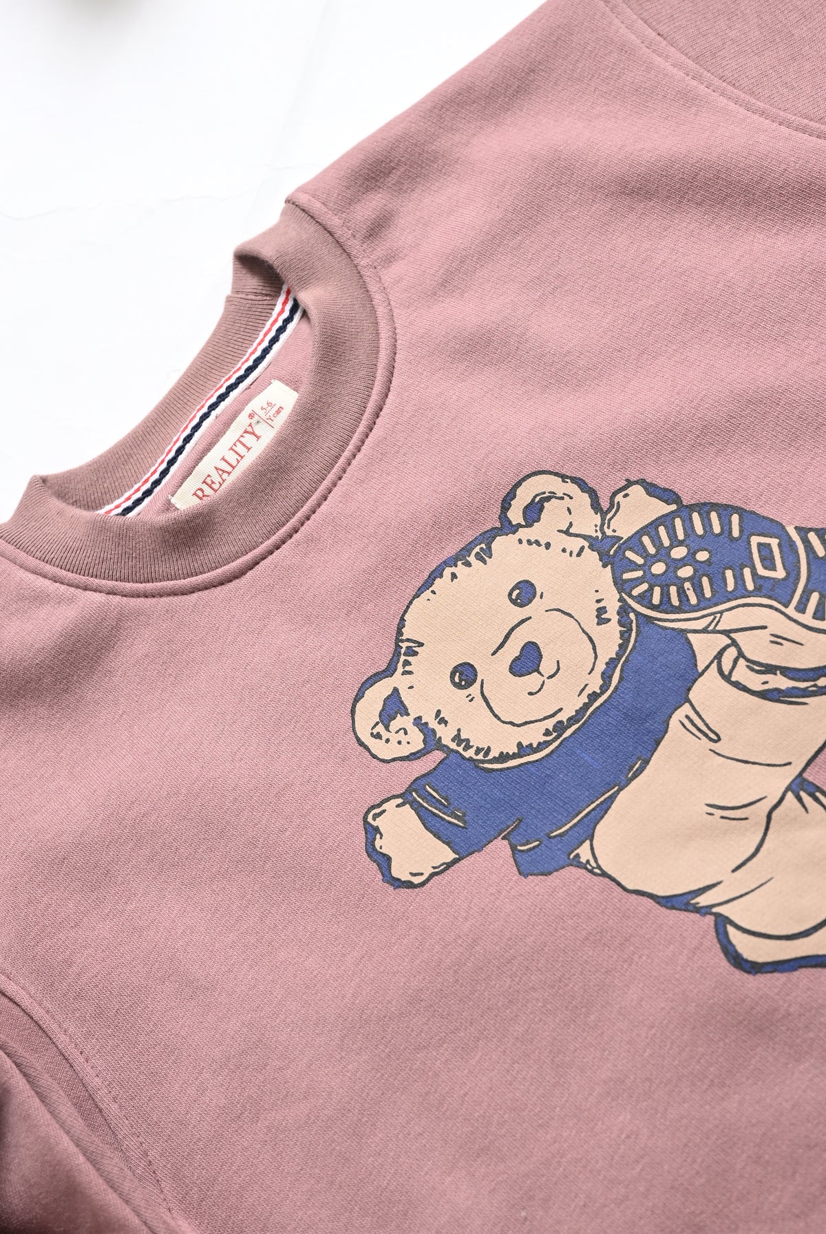 BOYS HYPEBEAST TEA PINK SWEATSHIRT Reality