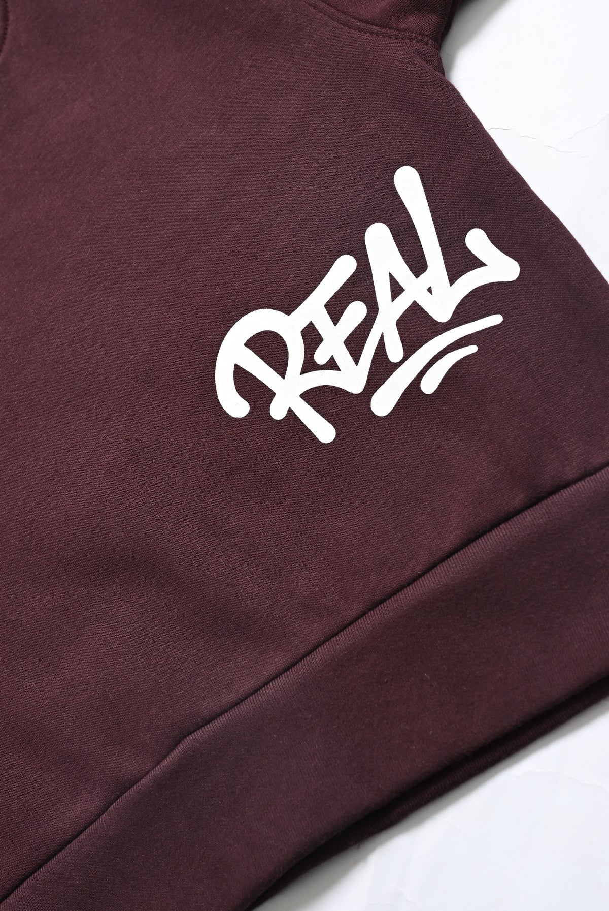 BOYS "REAL" DARK MEHROON SWEATSHIRT Reality