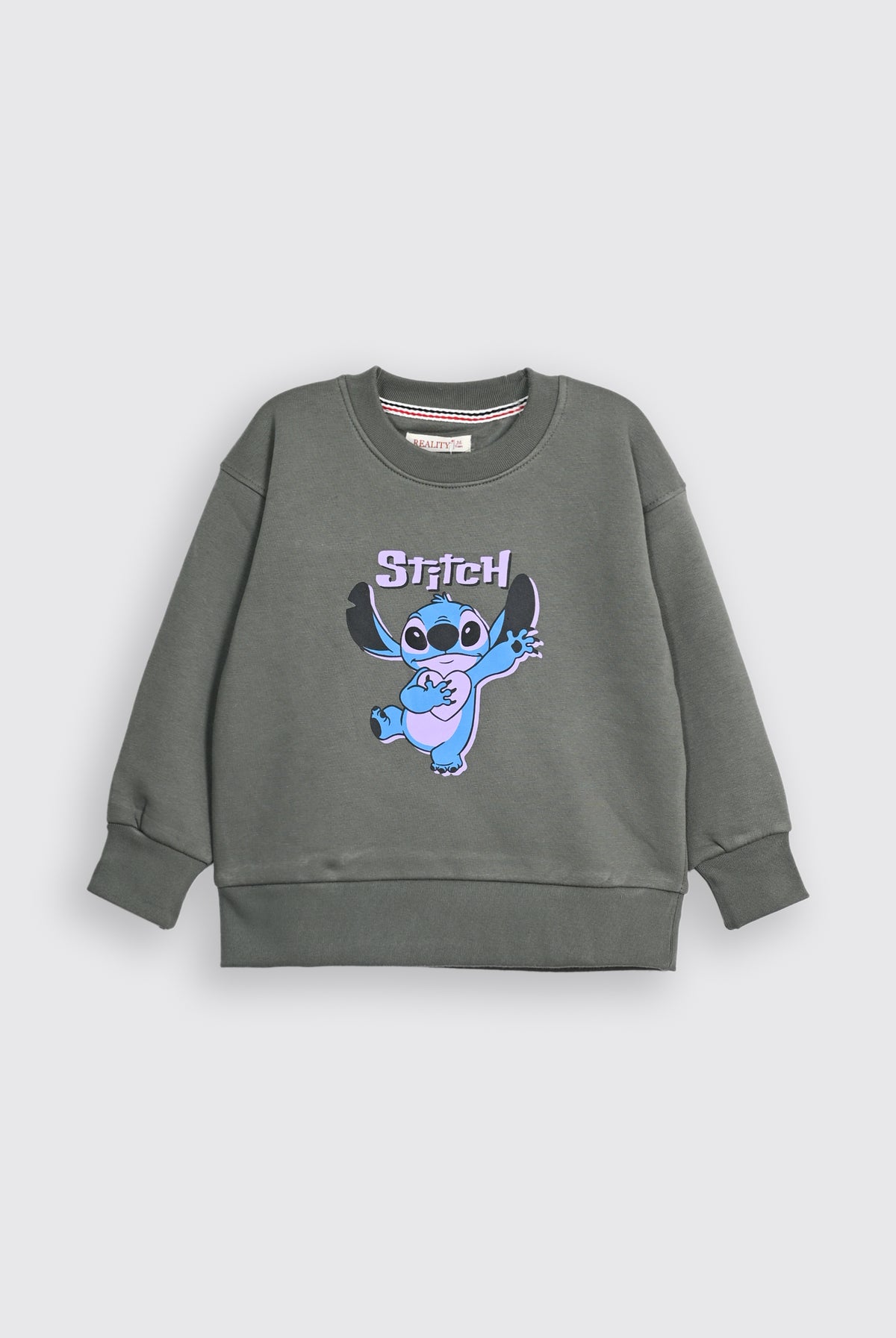 STITCH GRAPHIC GREEN SWEATSHIRT REALITY