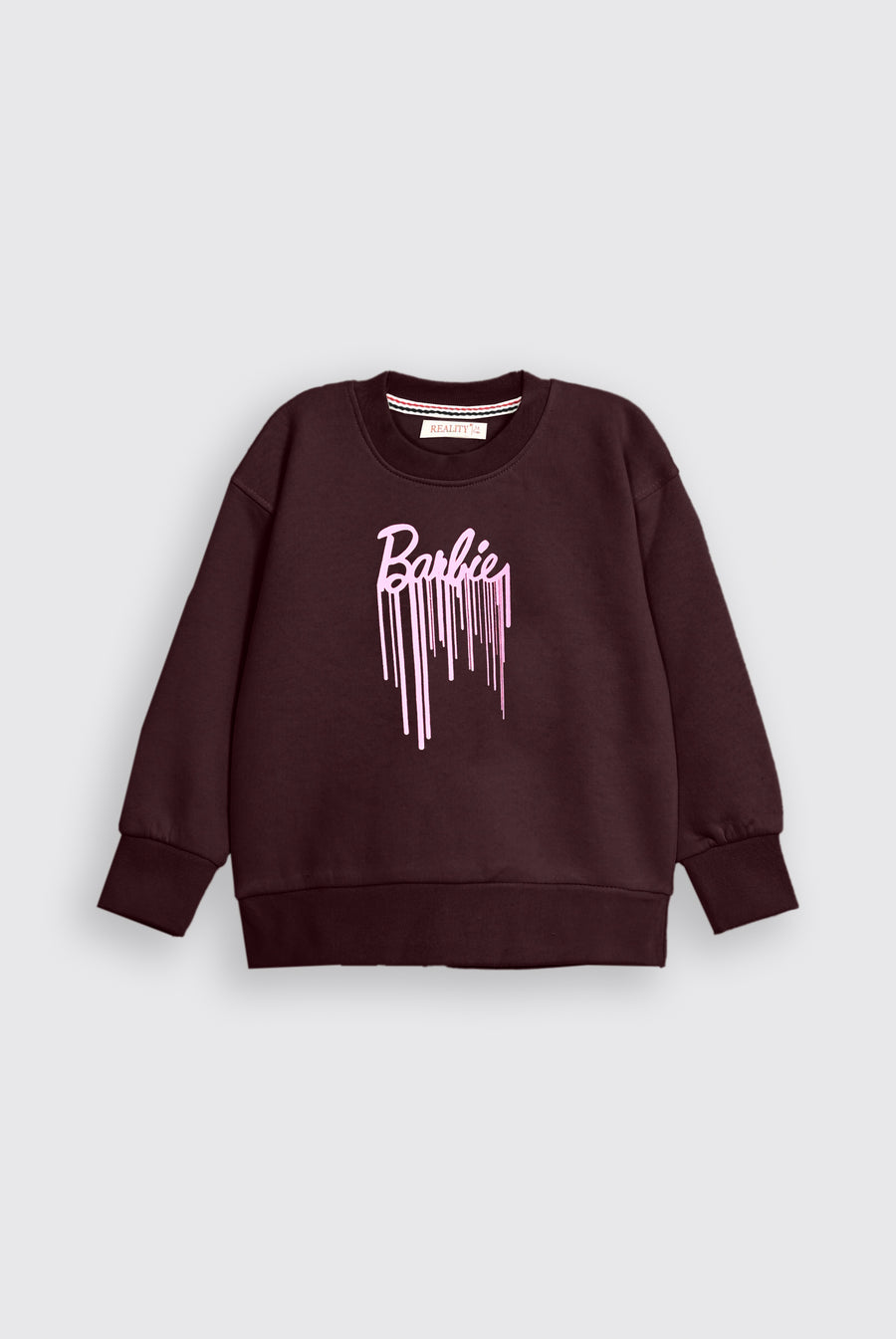 STITCH GRAPHIC MEHROON SWEATSHIRT