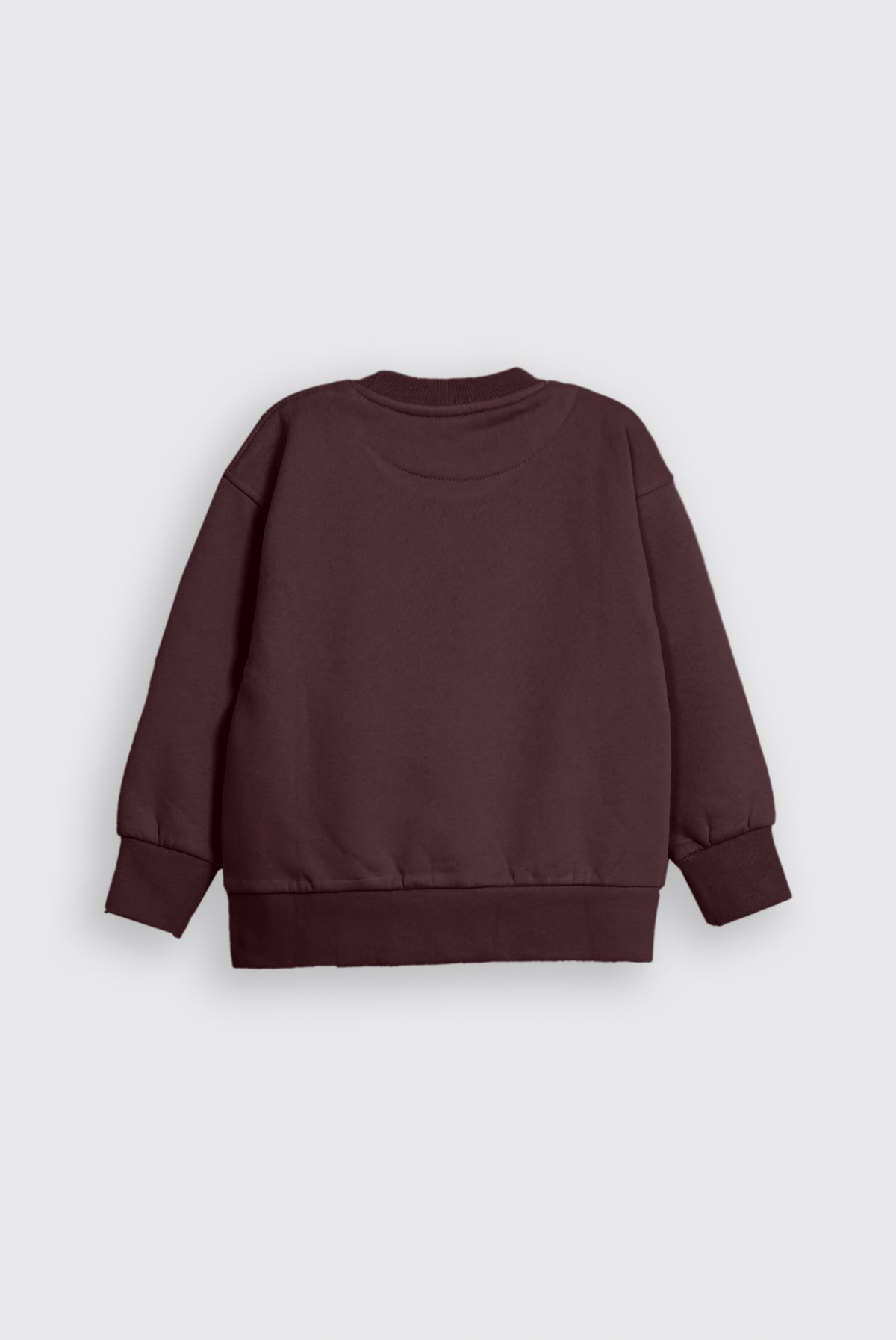 STITCH GRAPHIC MEHROON SWEATSHIRT