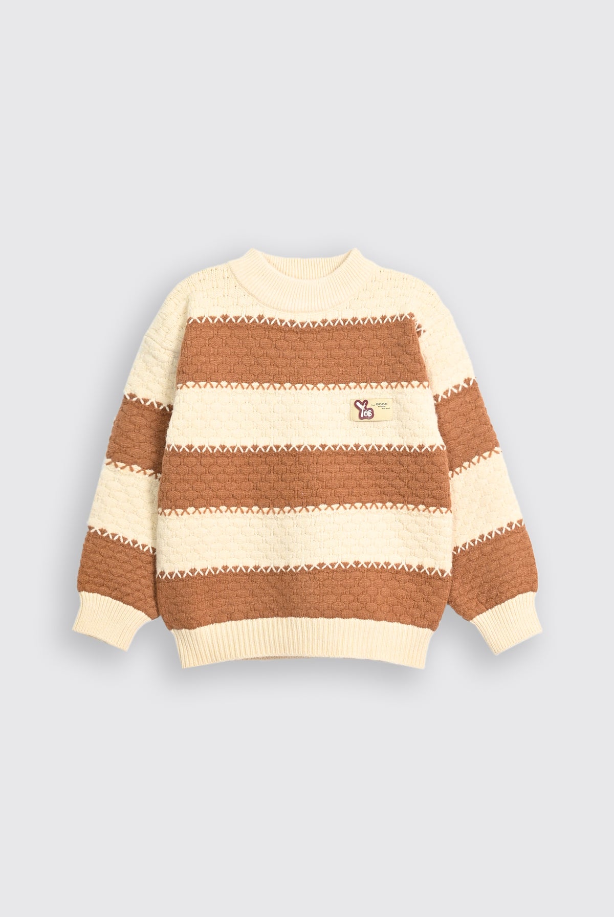 LIGHT BROWN SWEATER Reality