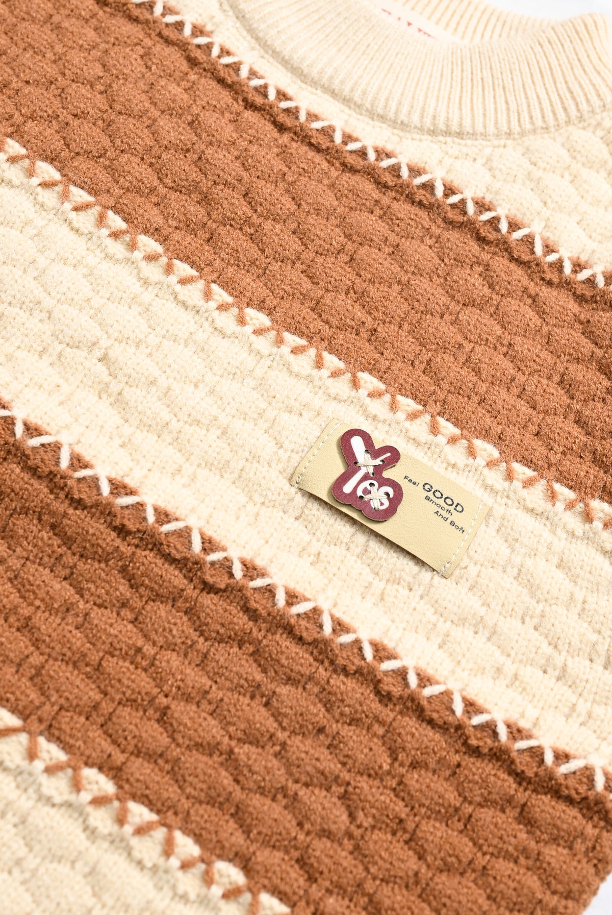 LIGHT BROWN SWEATER Reality