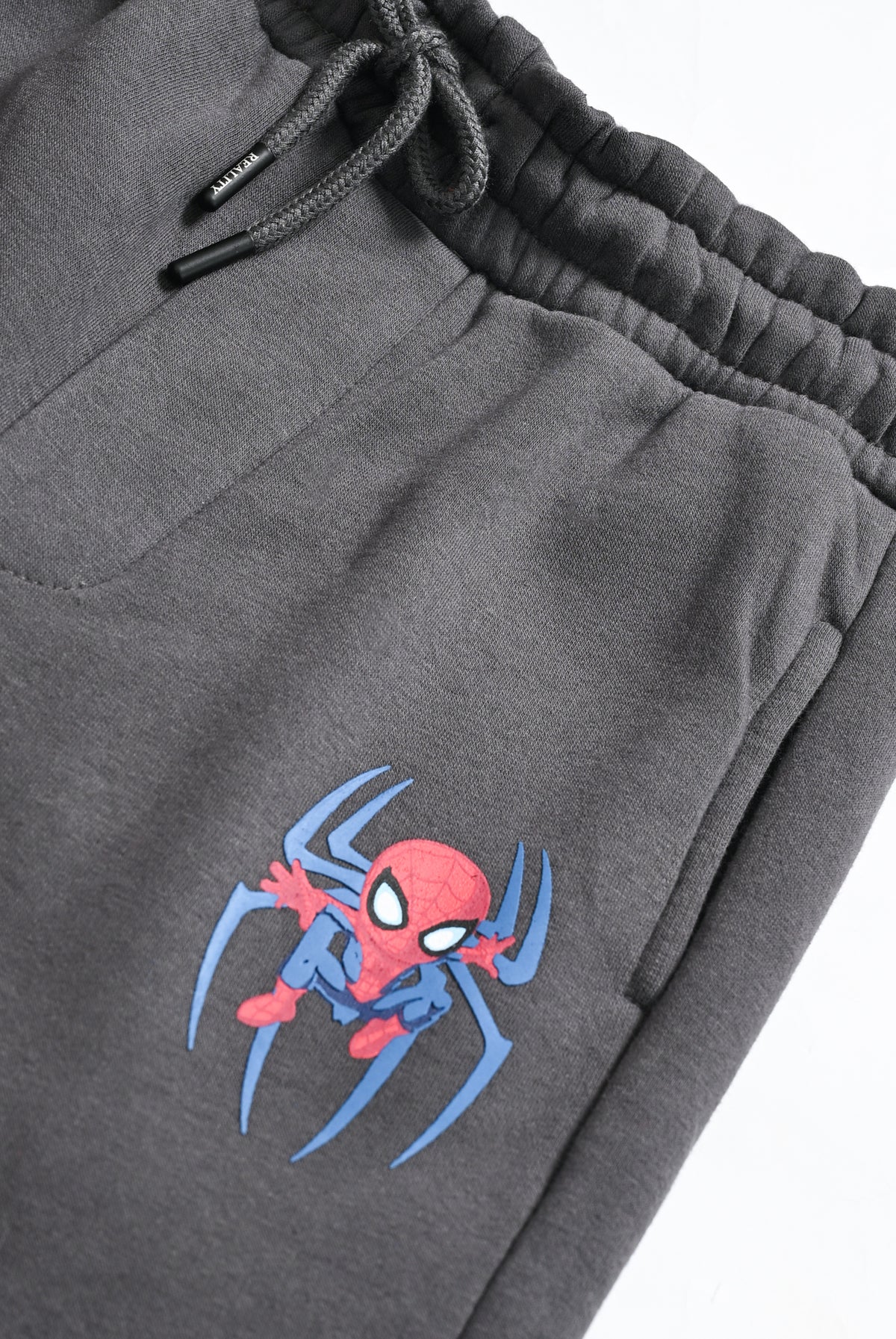 CHARCOAL SPIDER-MAN GRAPHIC TROUSER