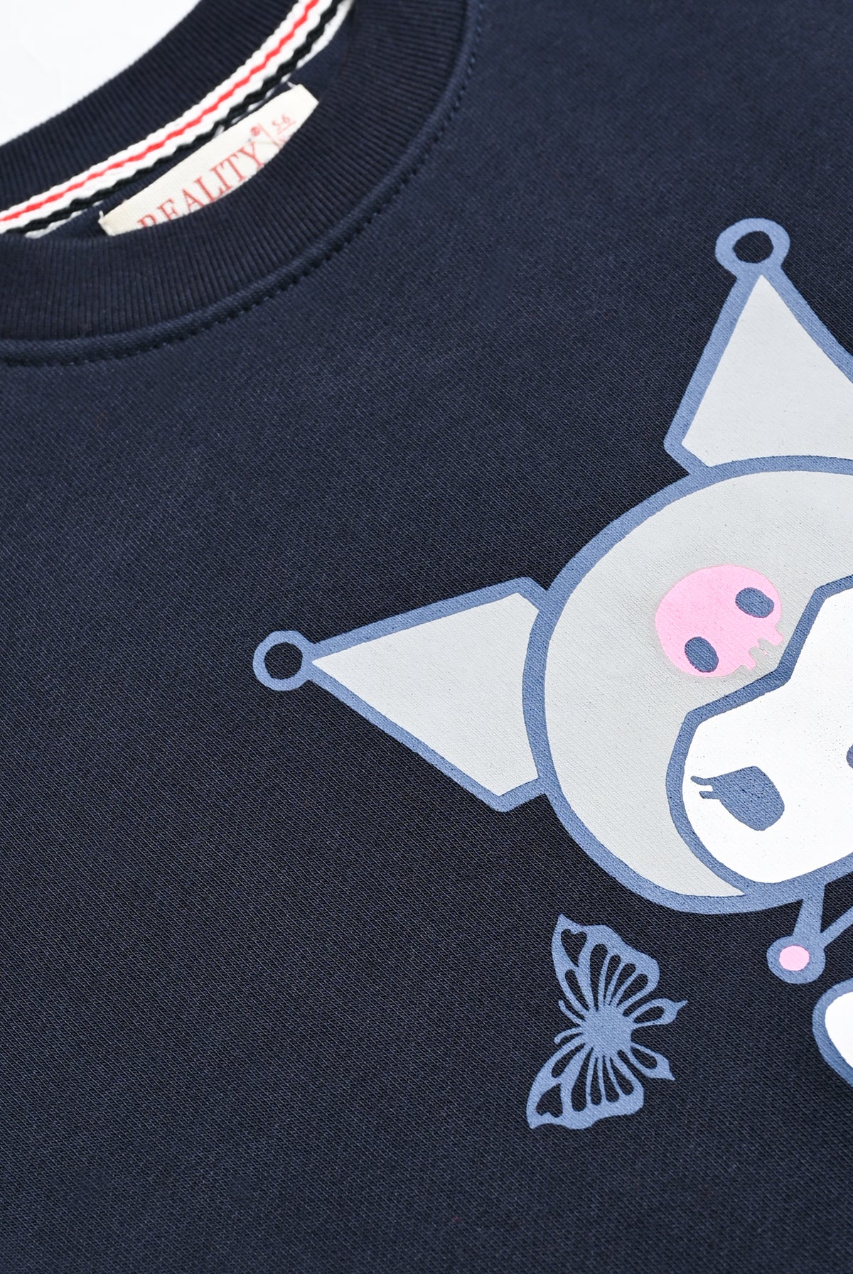 CHARMING GRAPHIC NAVY SWEATSHIRT REALITY