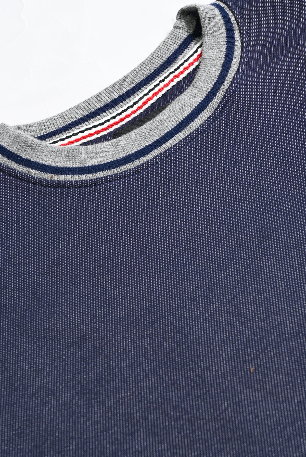 DENIM CREW navy SWEATSHIRT