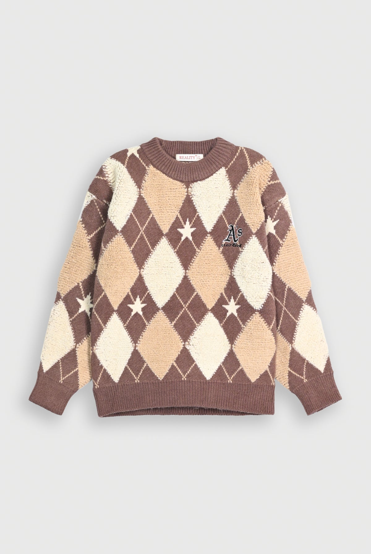 LIGHT BROWN SWEATER Reality