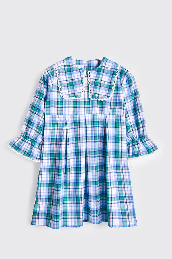 Green Check Flannel Top