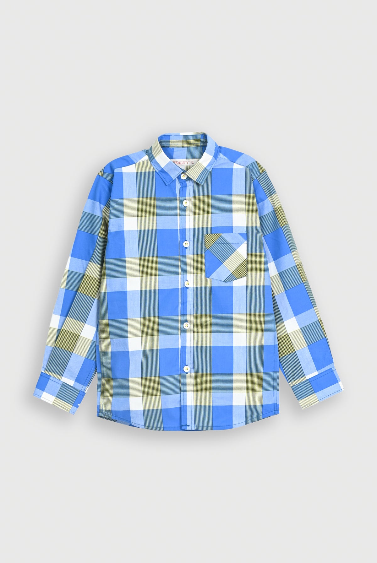 CHECKED LIGHT BLUE SHIRT