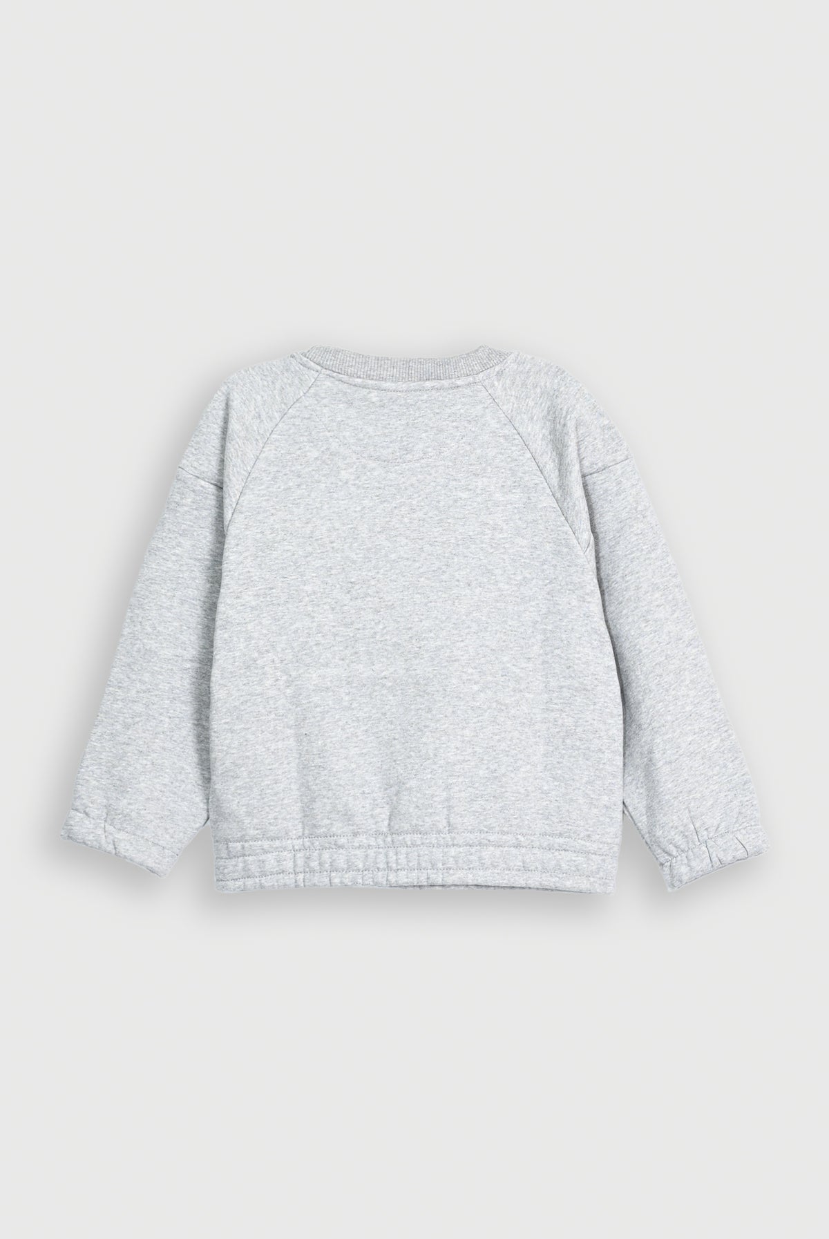 DOUBLE POCKET GRAY SWEATSHIRT