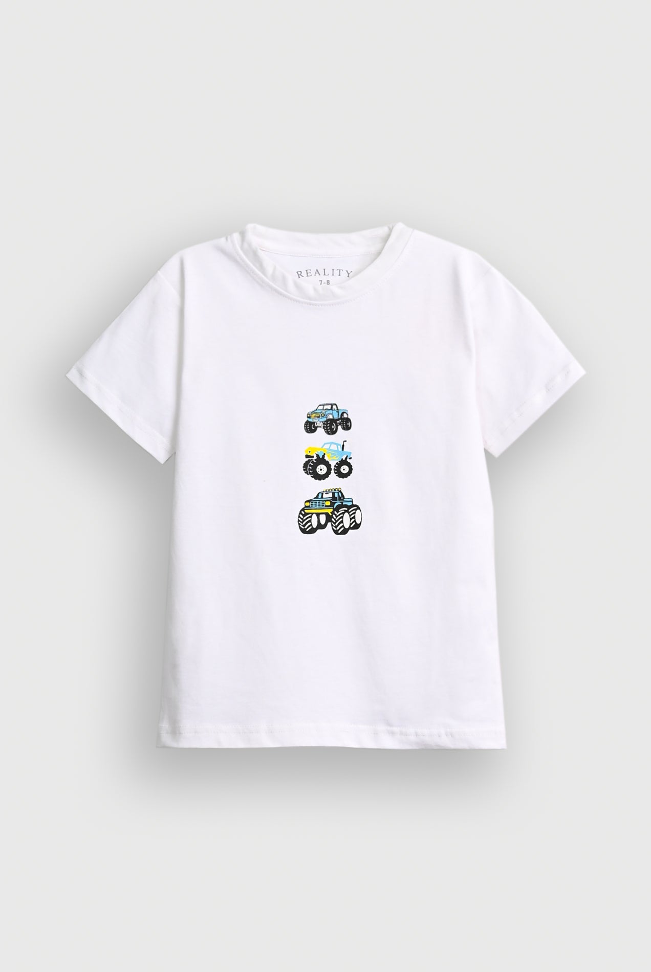 Boys WHITE T-SHIRT Reality
