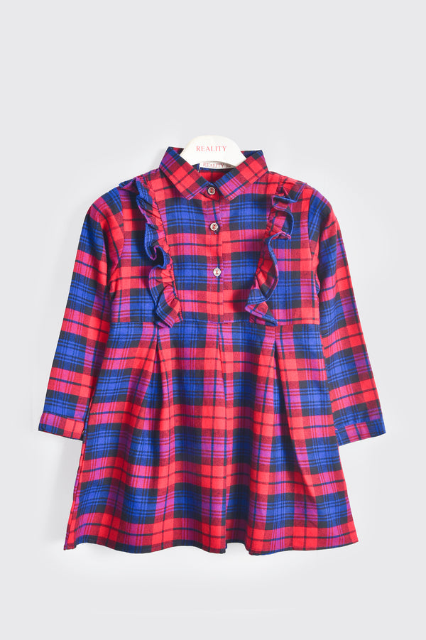 Plaid Princess Flannel Top