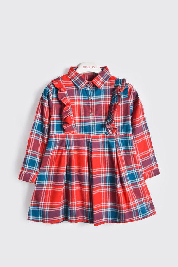 Plaid Princess Flannel Top