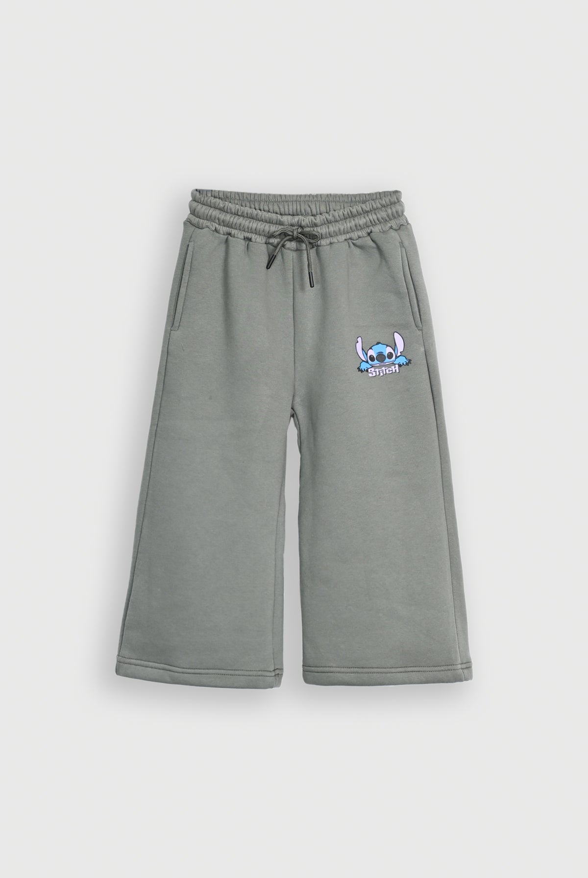 STITCH GRAPHIC FLEECE GREEN TROUSER