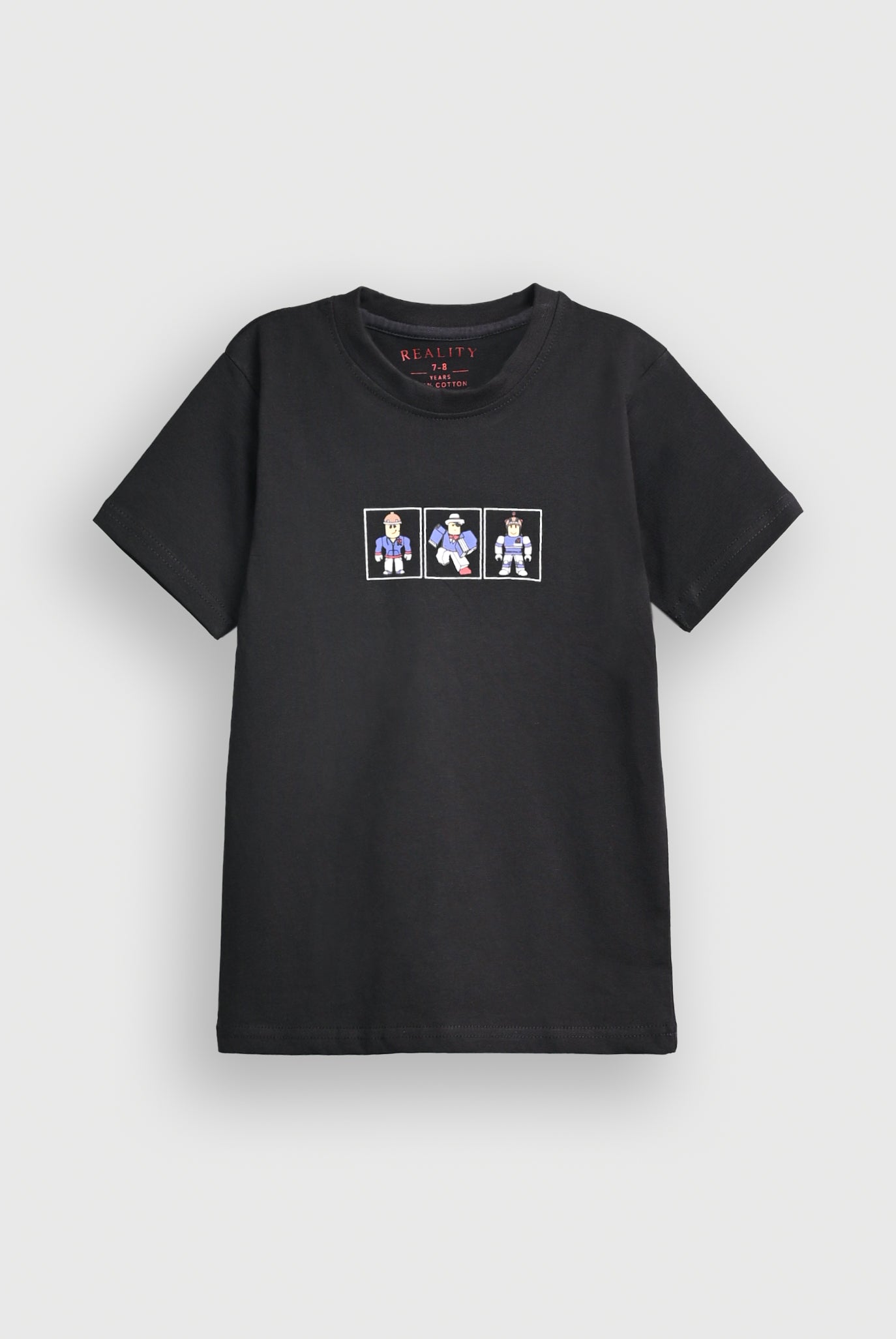 Boys BLACK T-SHIRT Reality