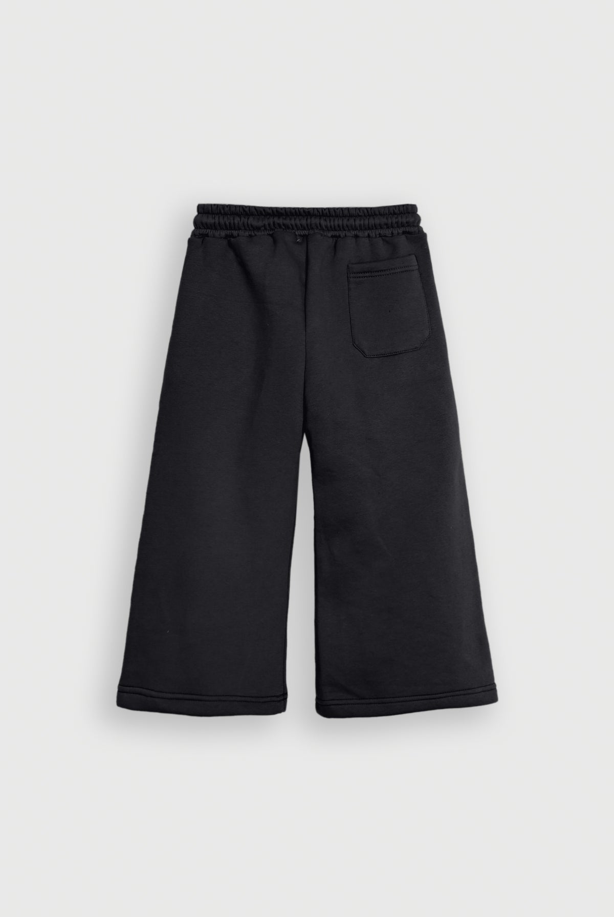 STITCH GRAPHIC FLEECE BLACK TROUSER