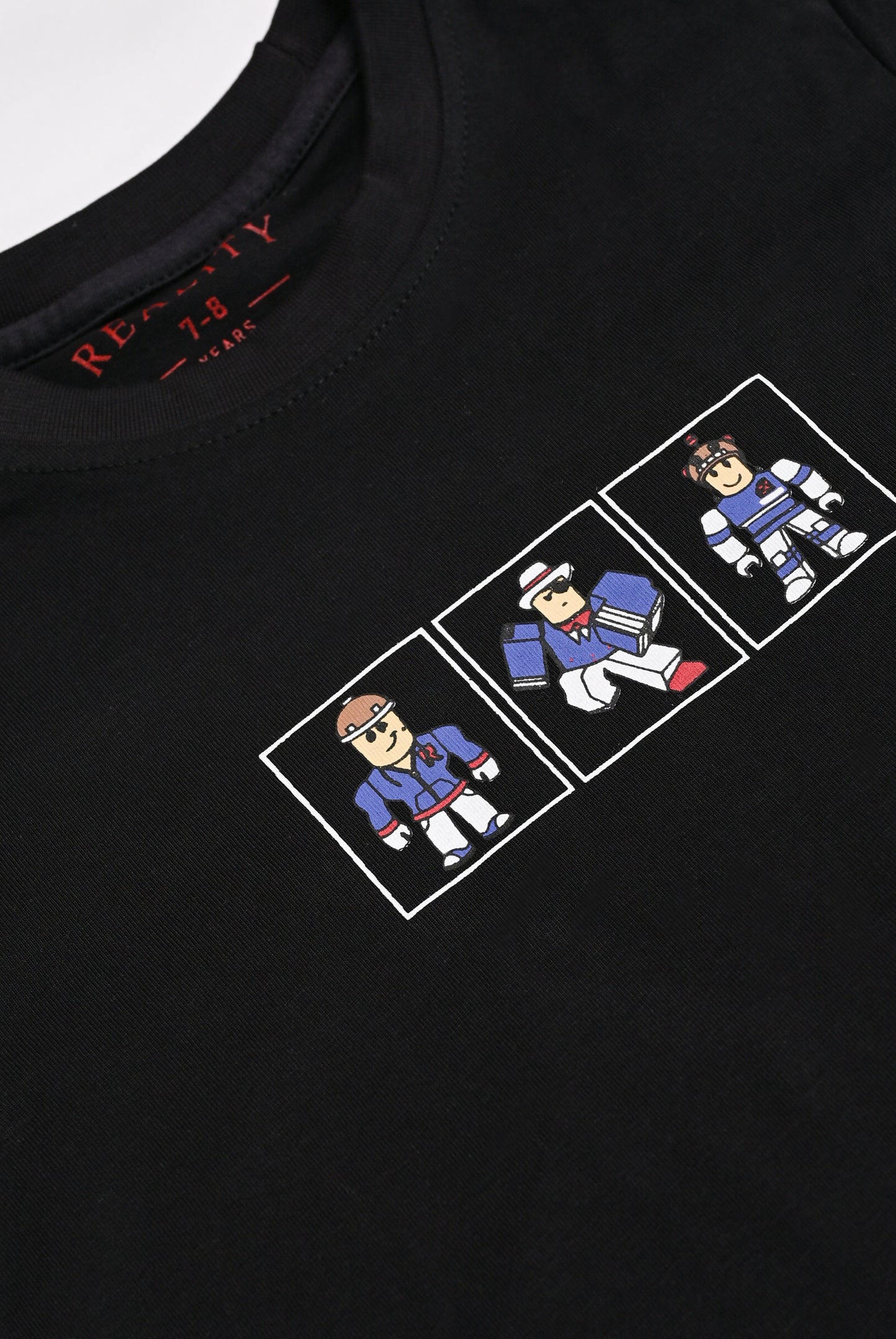 Boys BLACK T-SHIRT Reality