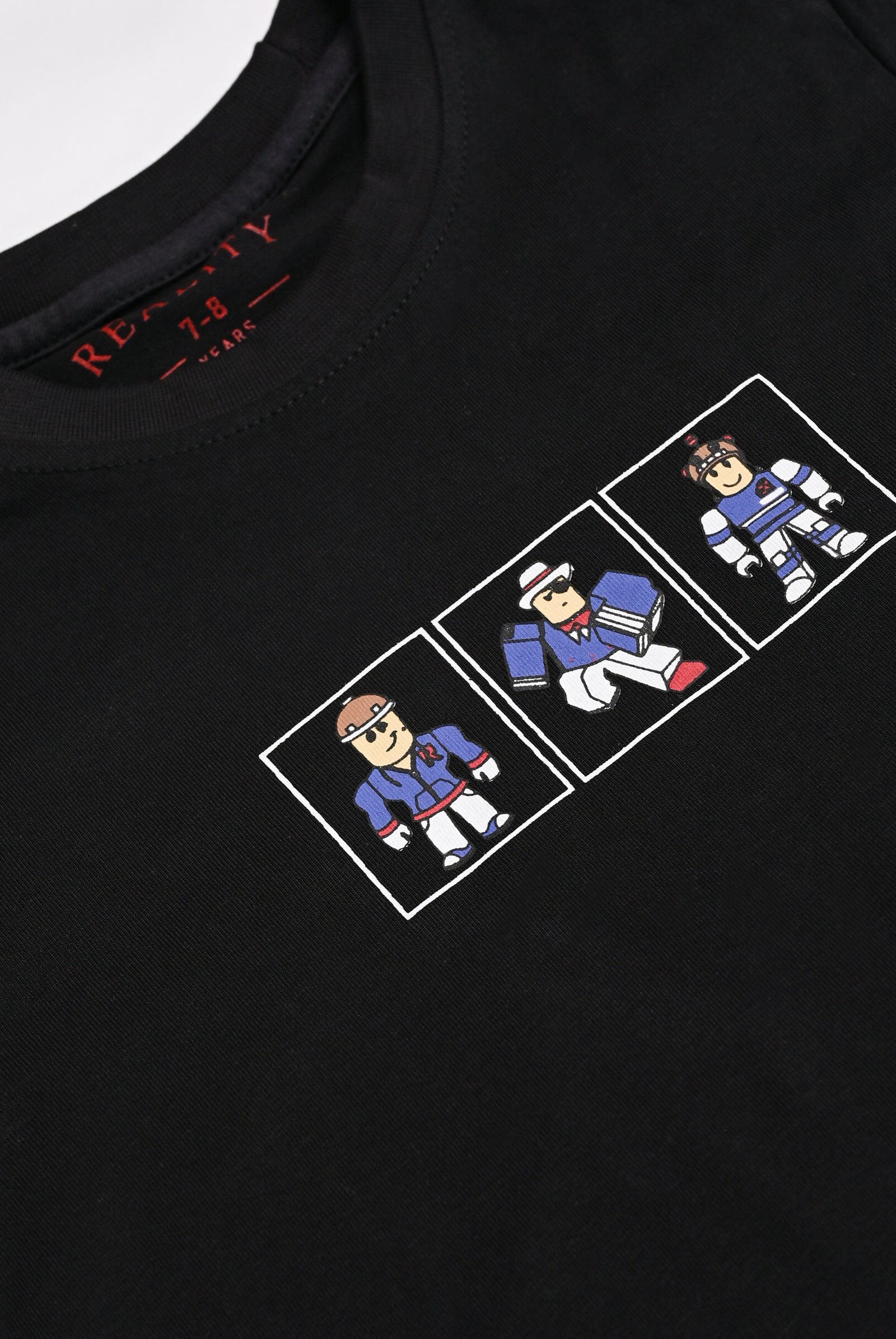 Boys BLACK T-SHIRT Reality