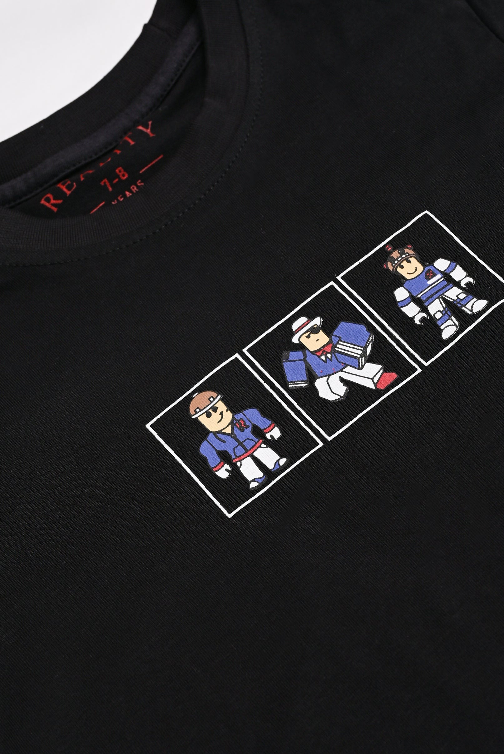 Boys BLACK T-SHIRT Reality