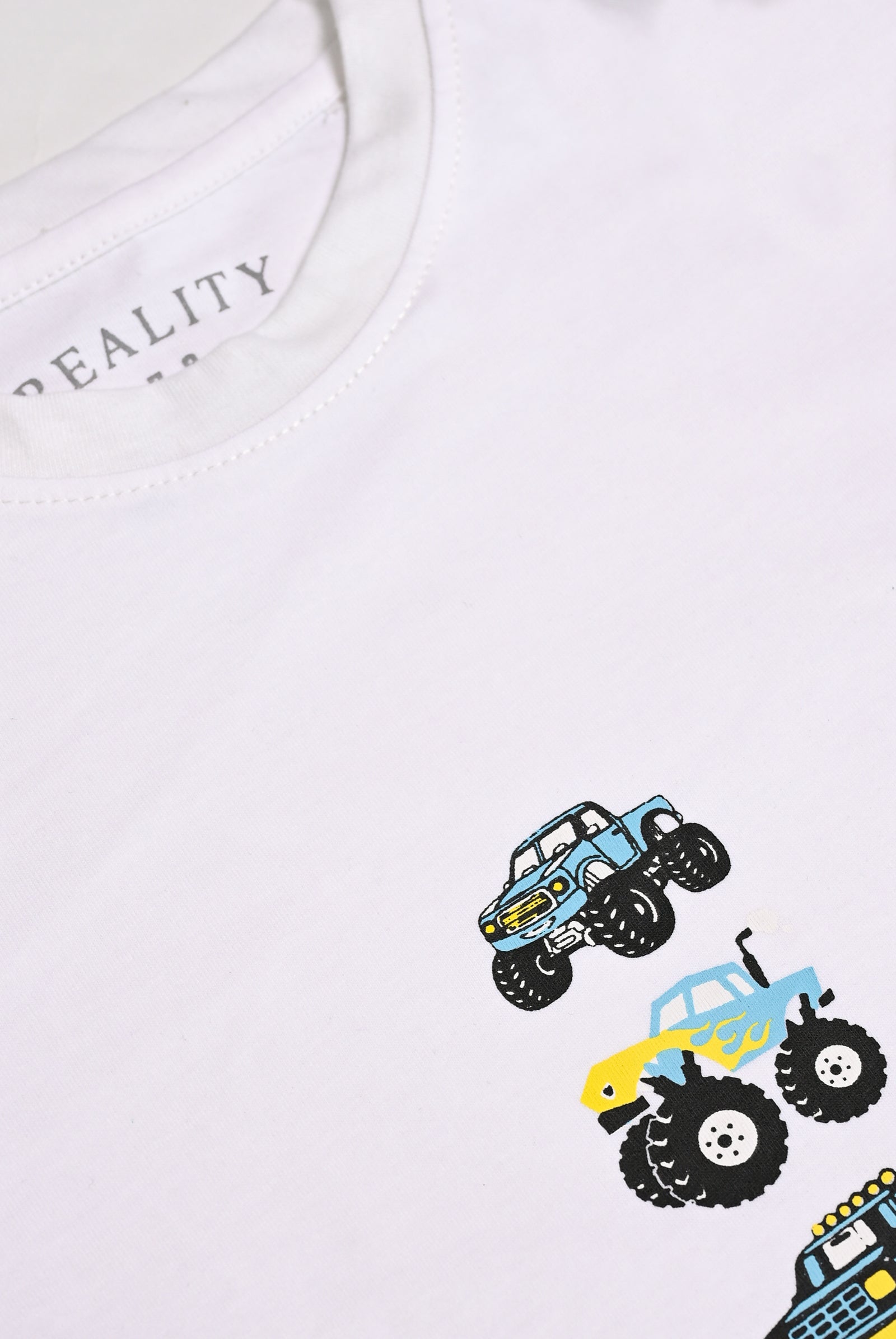 Boys WHITE T-SHIRT Reality