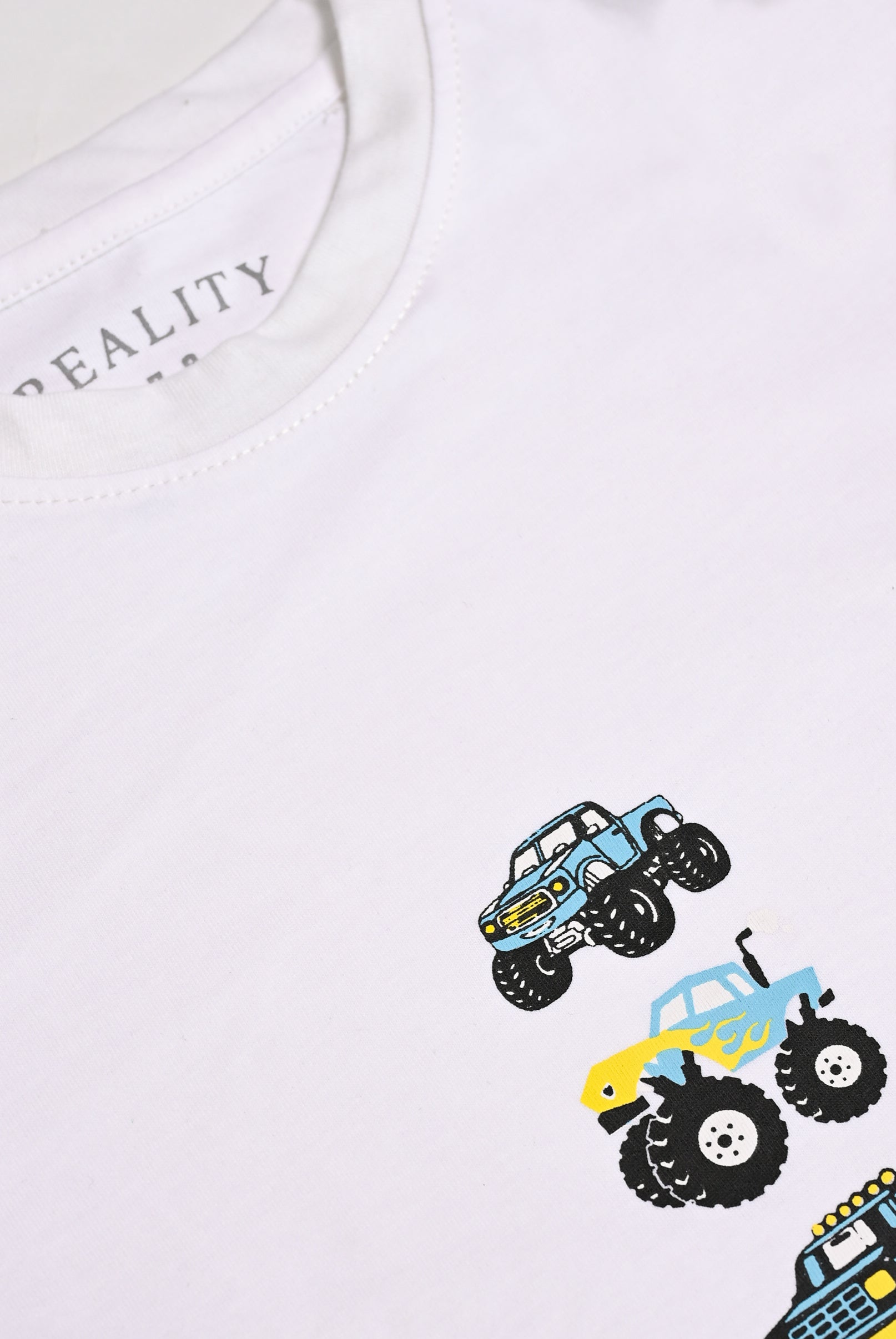 Boys WHITE T-SHIRT Reality