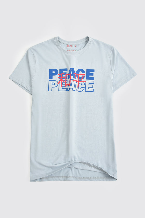 Blue Rhetoric Peace T-shirt