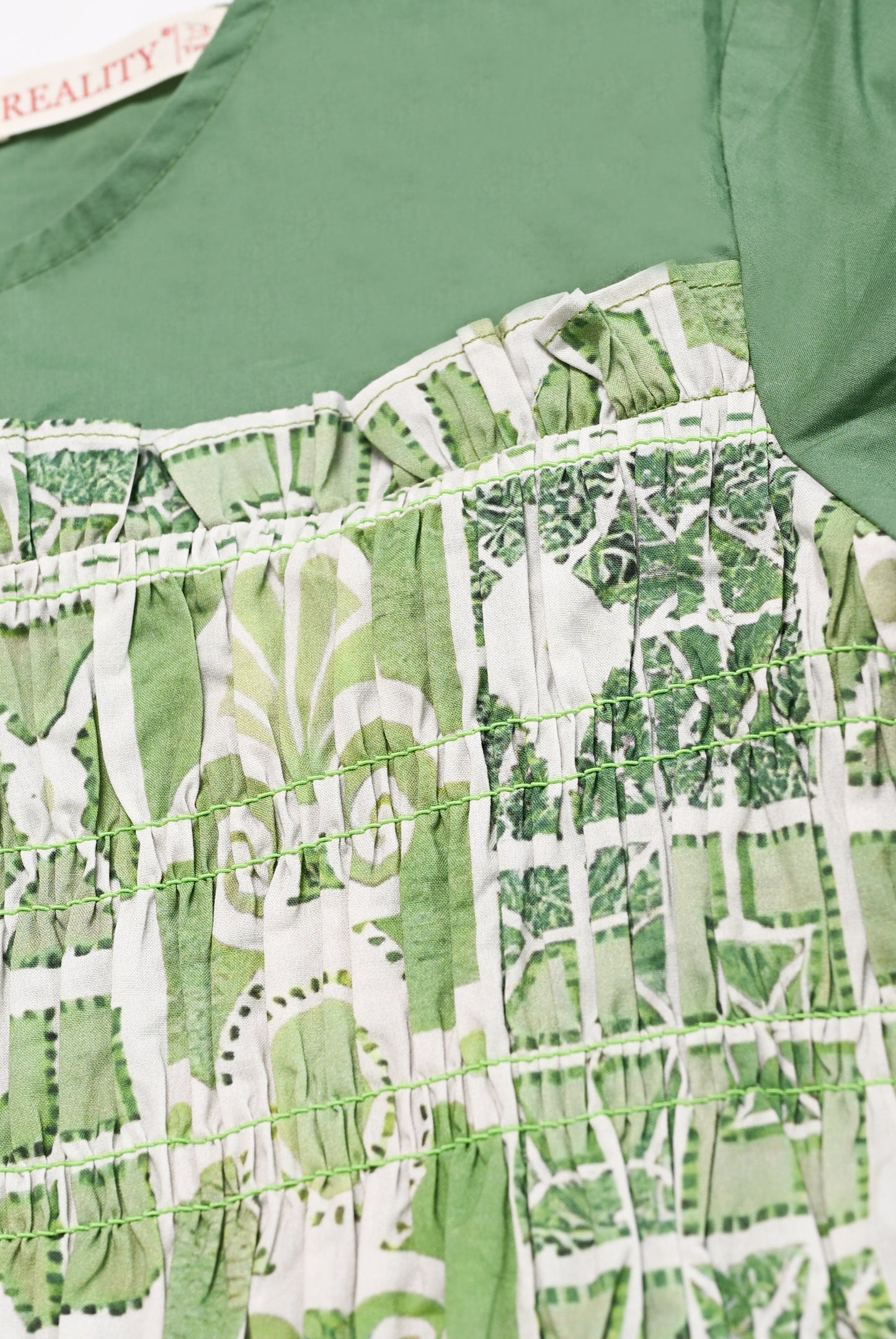GIRLS GREEN FROCK Reality