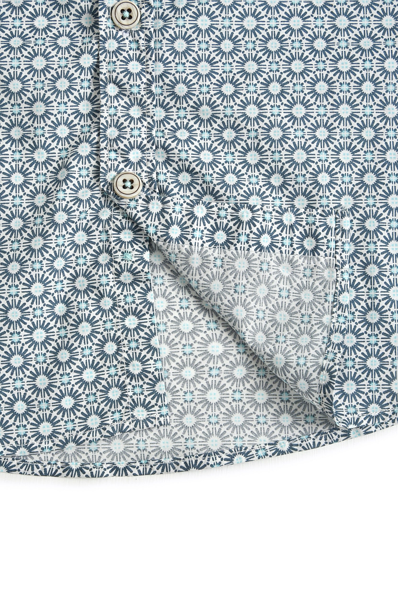 Daisy Wheel Delight Casual Shirt Reality