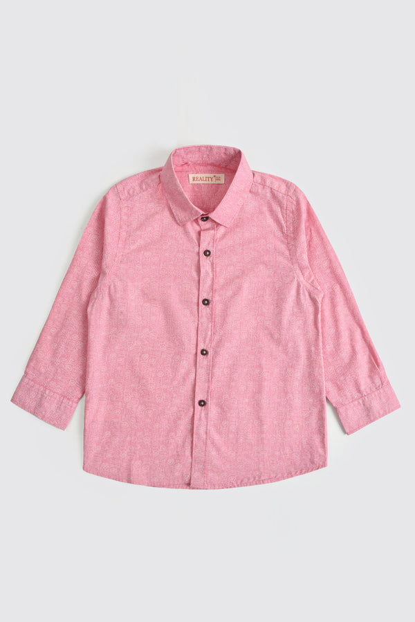 Rosy Cotton Casual Shirt (3-24M)