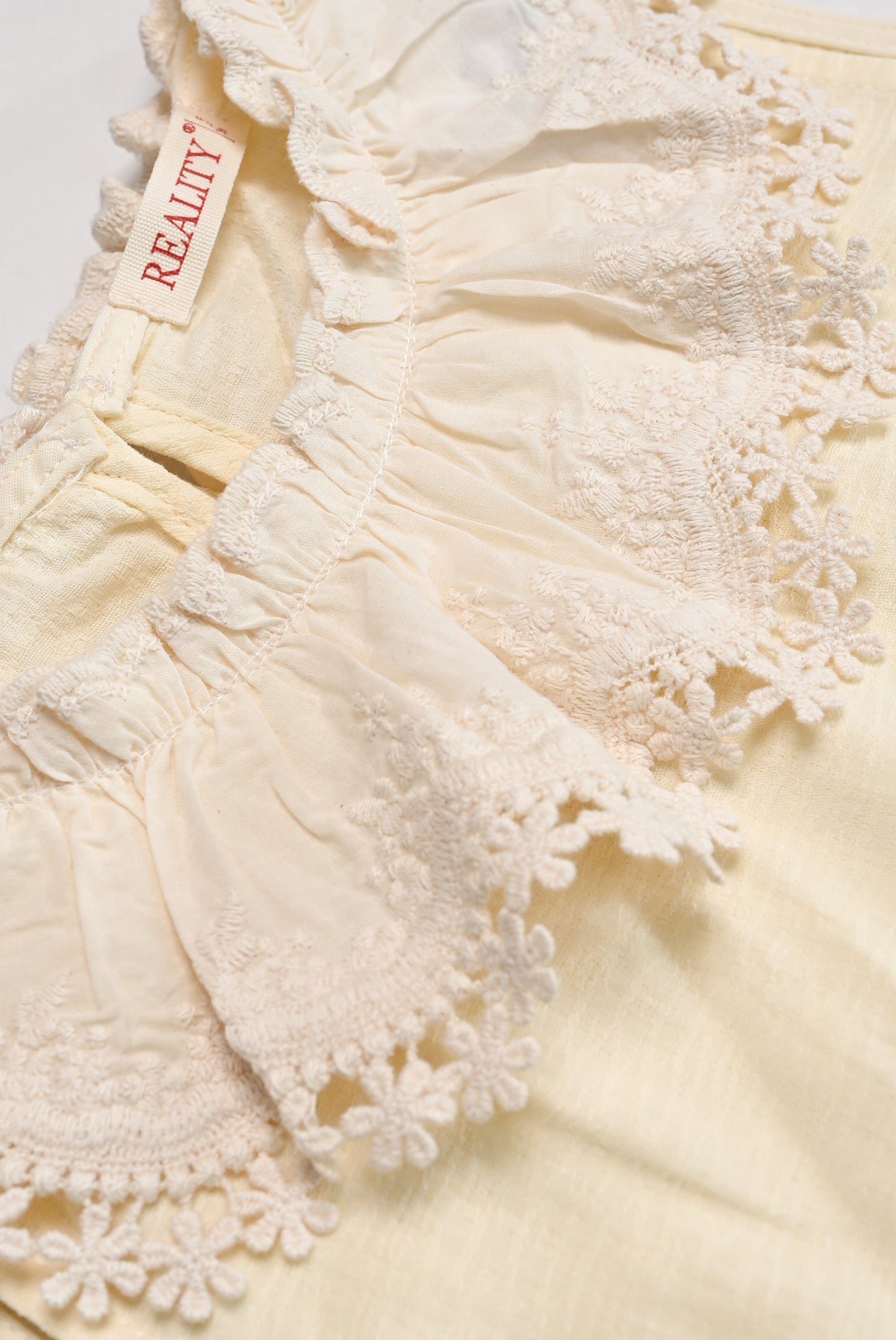 CREAM CO-ORD SUIT Reality