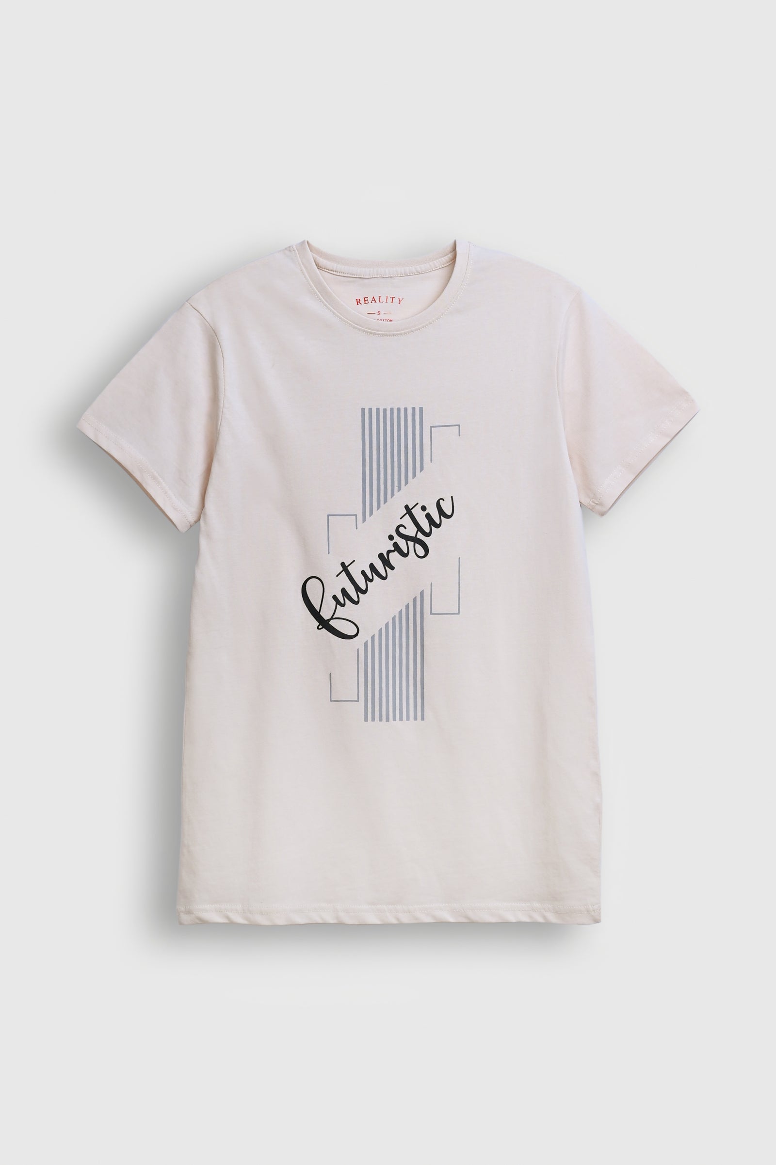 Futuristic Minimal Graphic Tee Reality