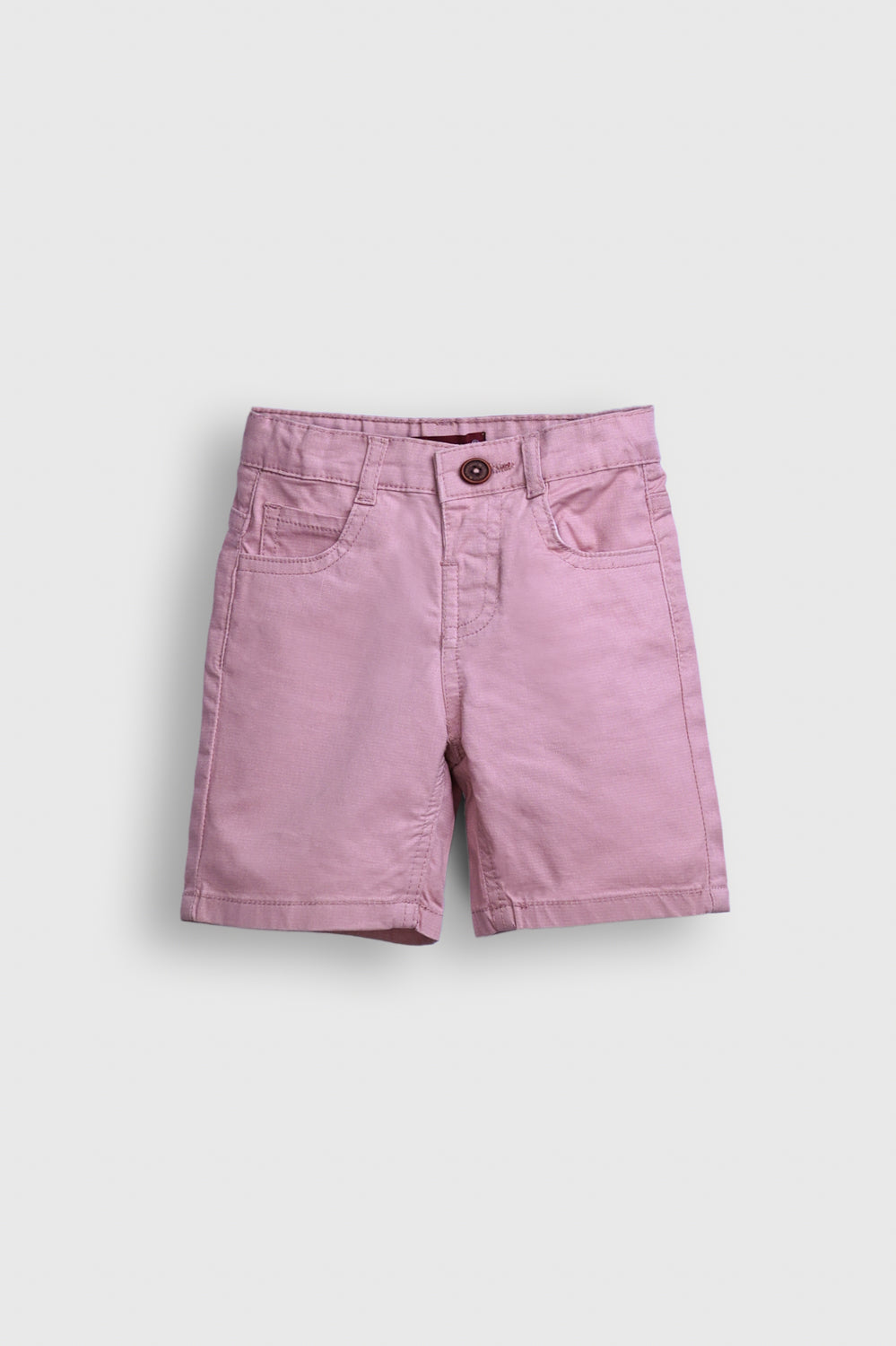 Boys Pink Cotton Twill Shorts Reality