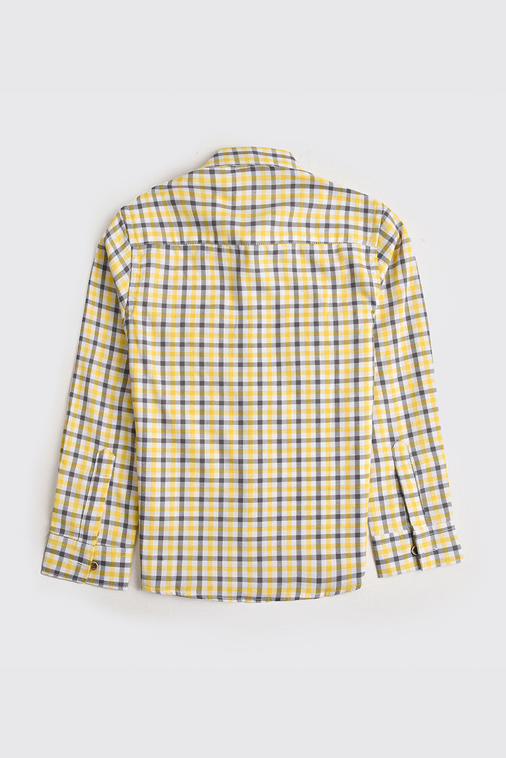 Dapper Yellow Check Shirt REALITY