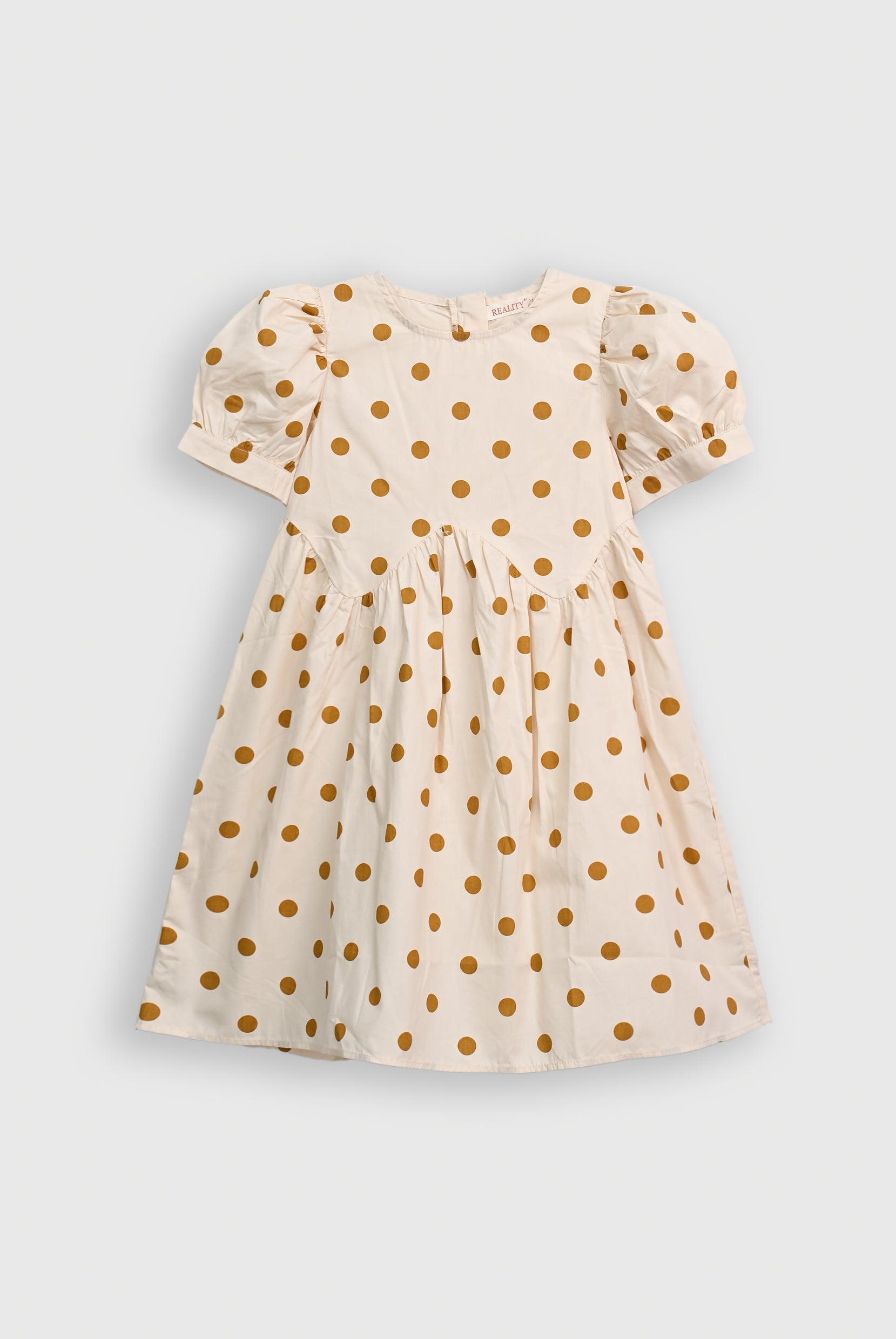 GIRLS CREAM FROCK Reality