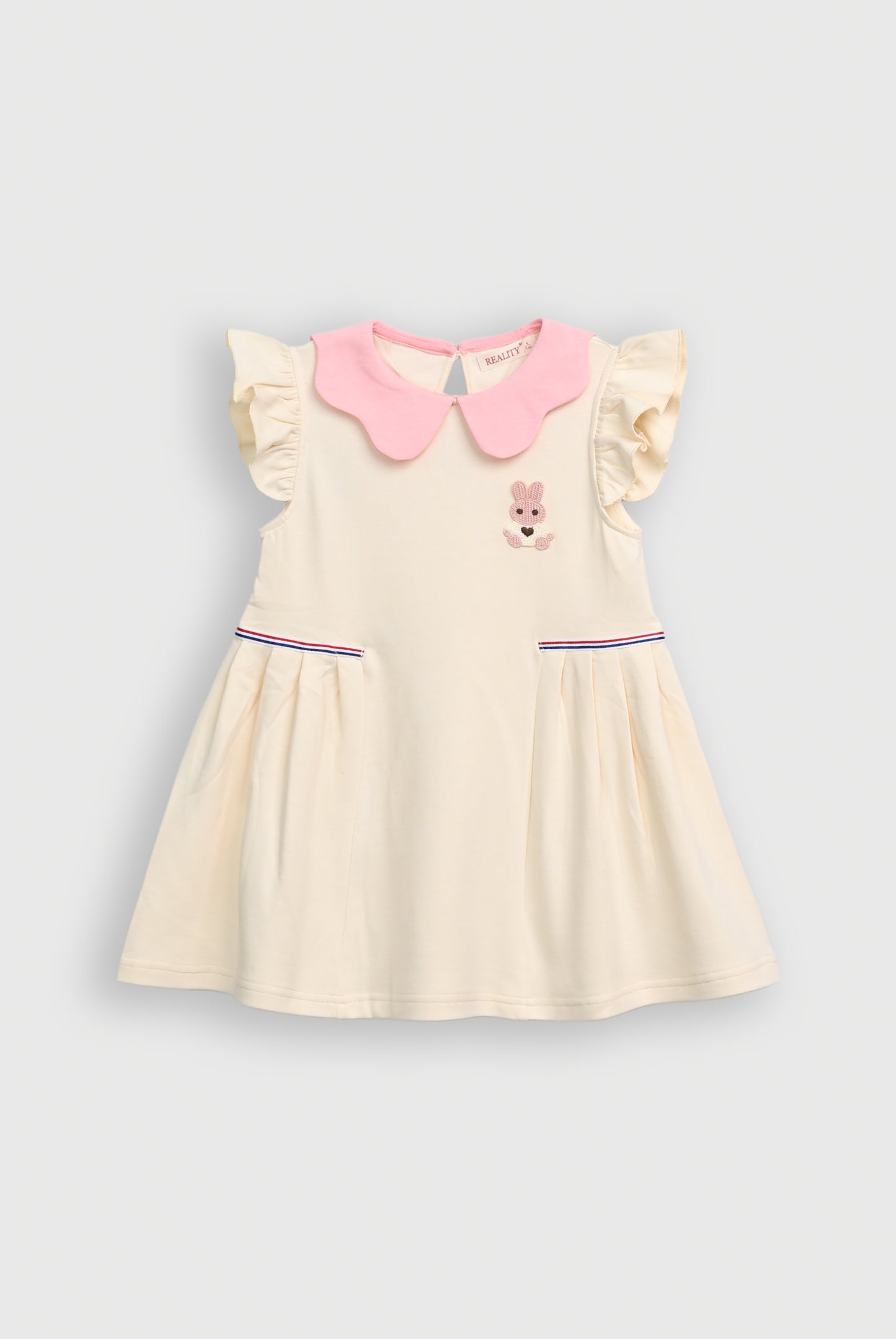 GIRLS CREAM FROCK Reality