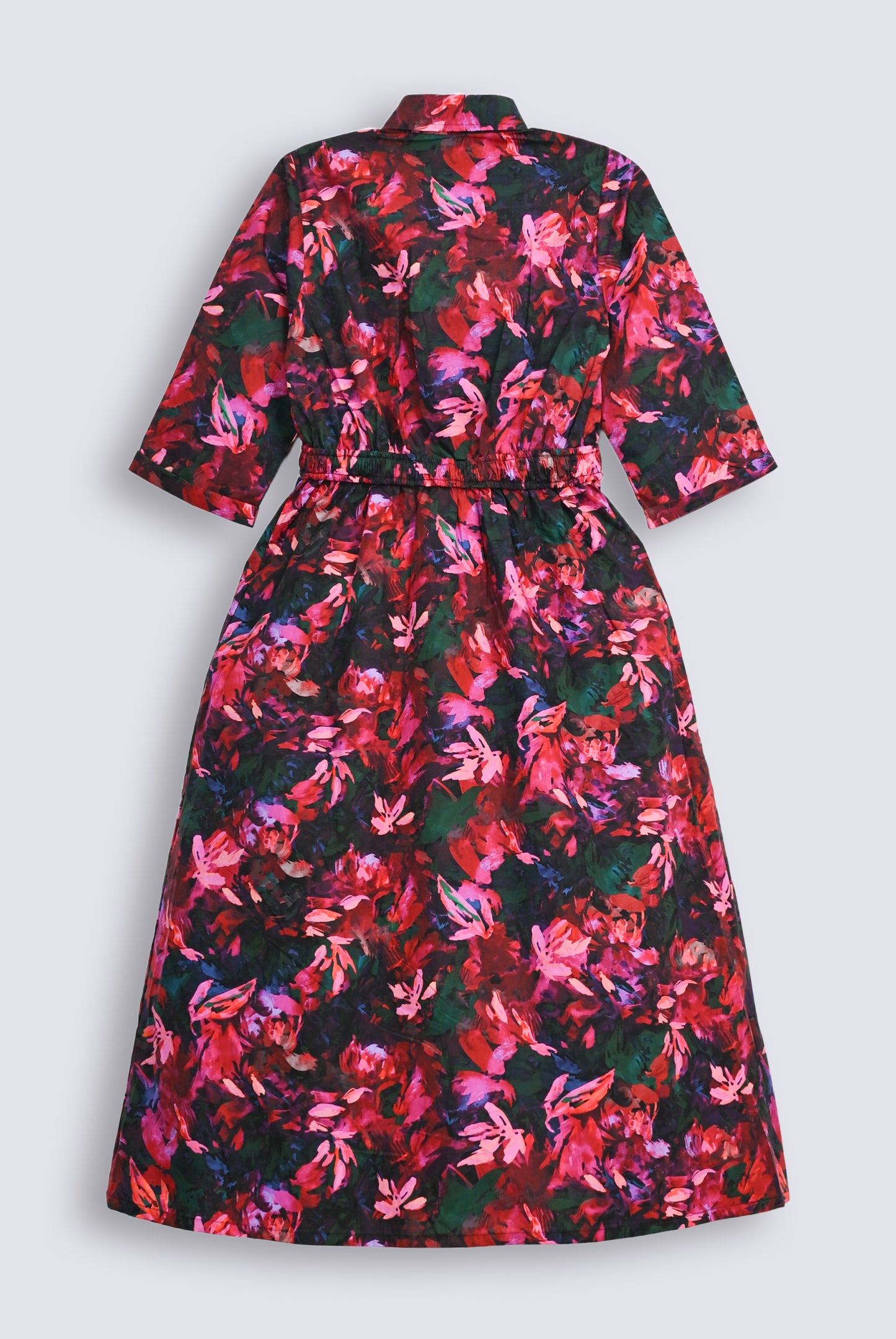 VERDANT WAVES NAVY FROCK Reality