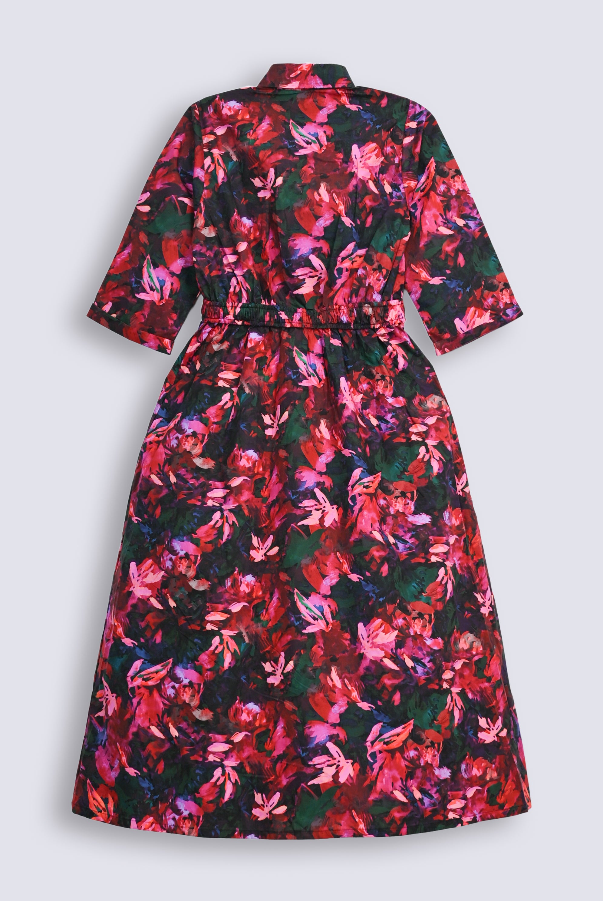 VERDANT WAVES NAVY FROCK Reality