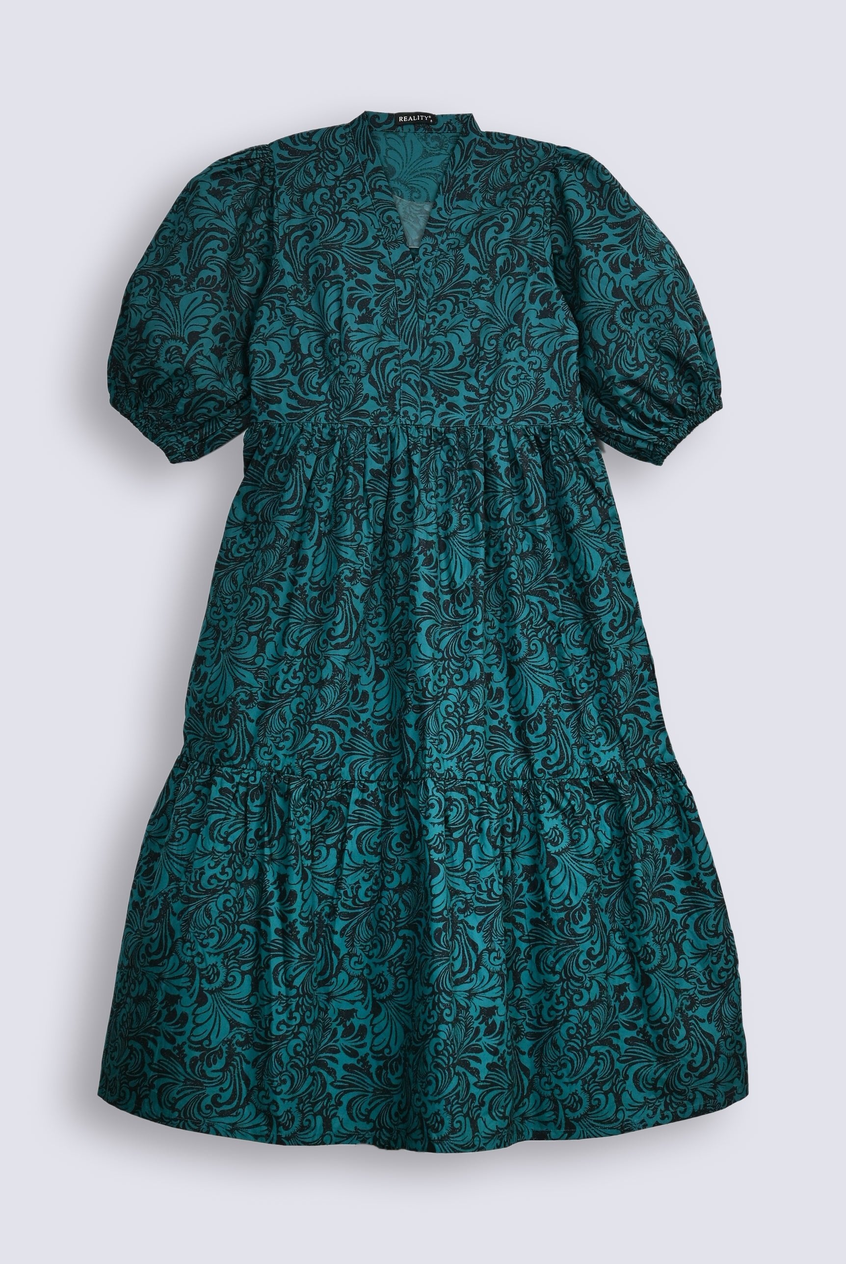 EMERALD SERENITY GREEN FROCK Reality