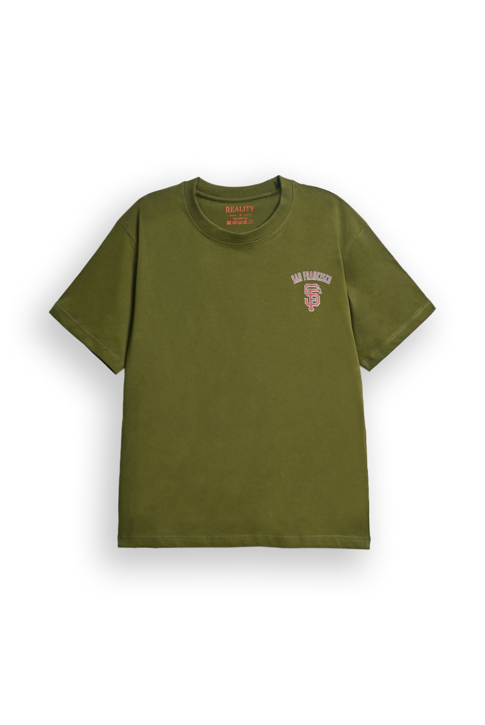 GREEN DOWN SHOULDER T-SHIRT Reality