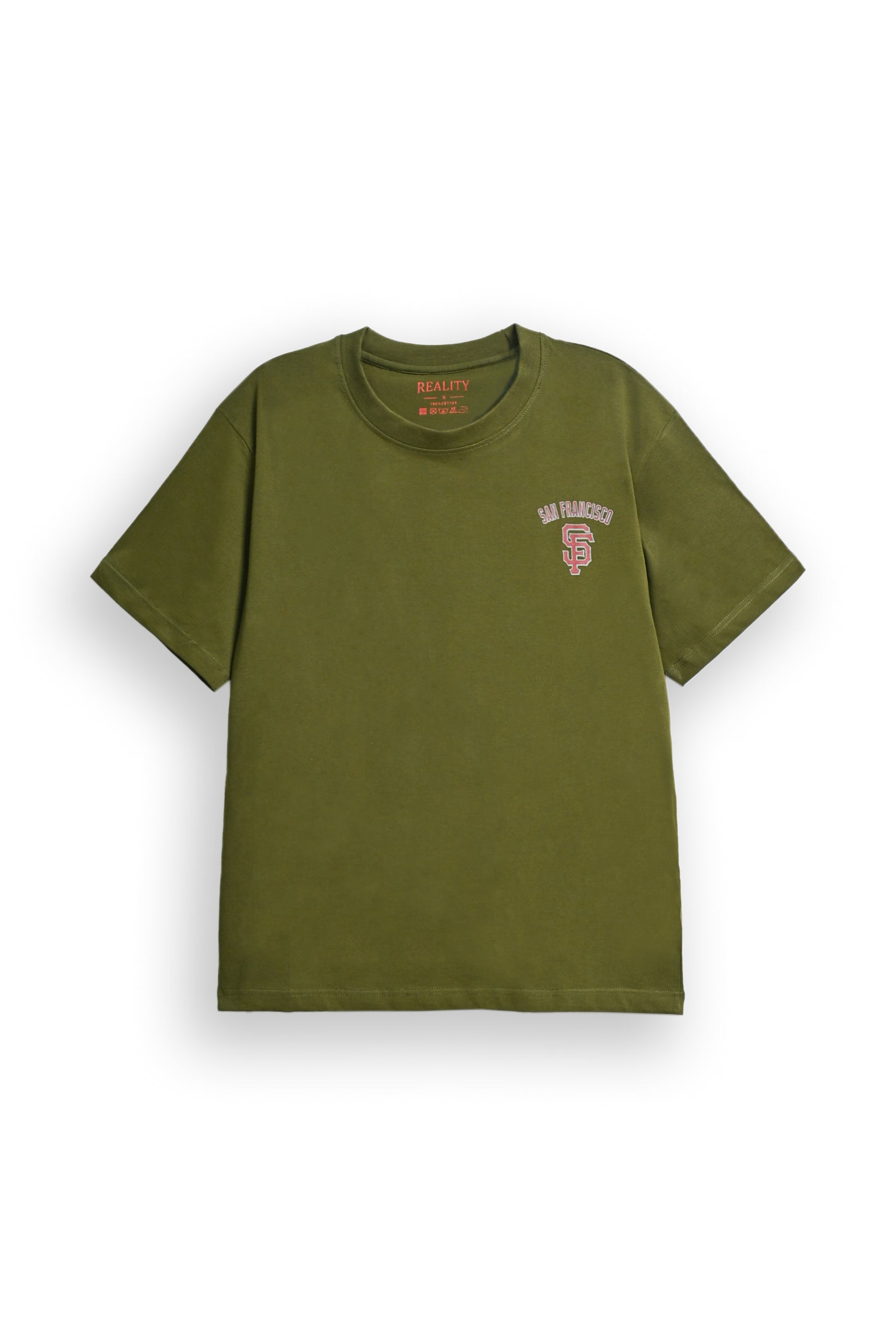 GREEN DOWN SHOULDER T-SHIRT Reality