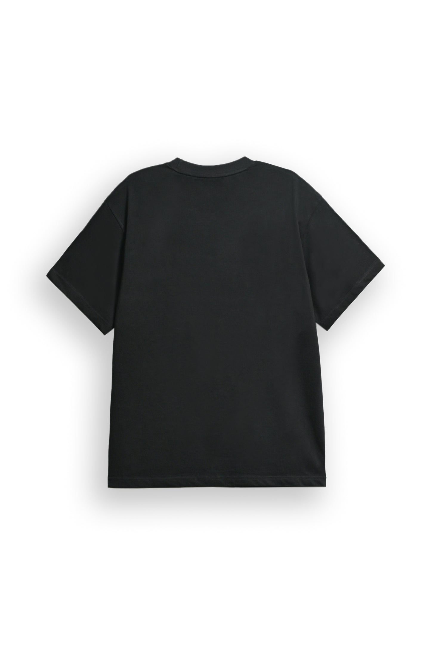 BLACK DOWN SHOULDER T-SHIRT Reality