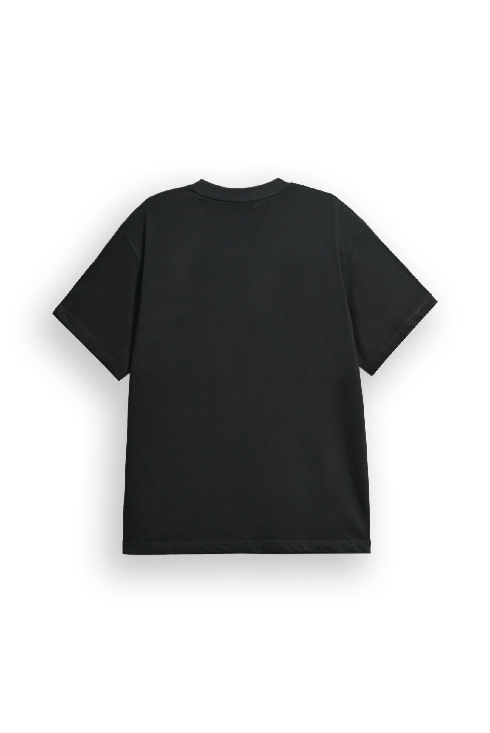 BLACK DOWN SHOULDER T-SHIRT Reality