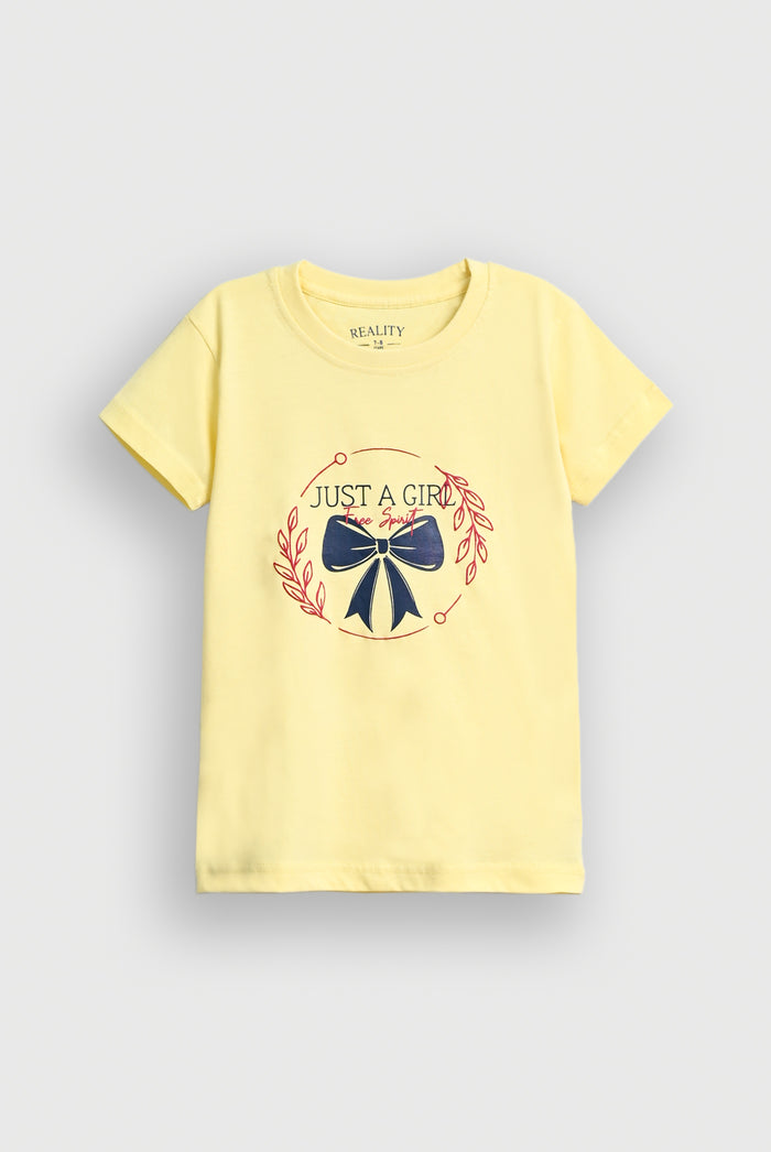 Girls YELLOW T-SHIRT Reality